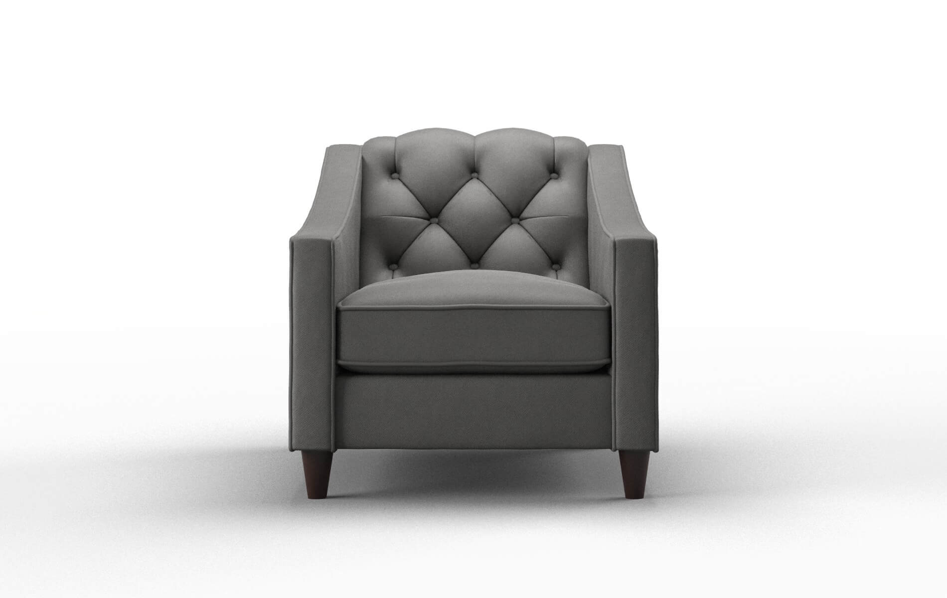 Manchester Oakley Charcoal Chair espresso legs 1