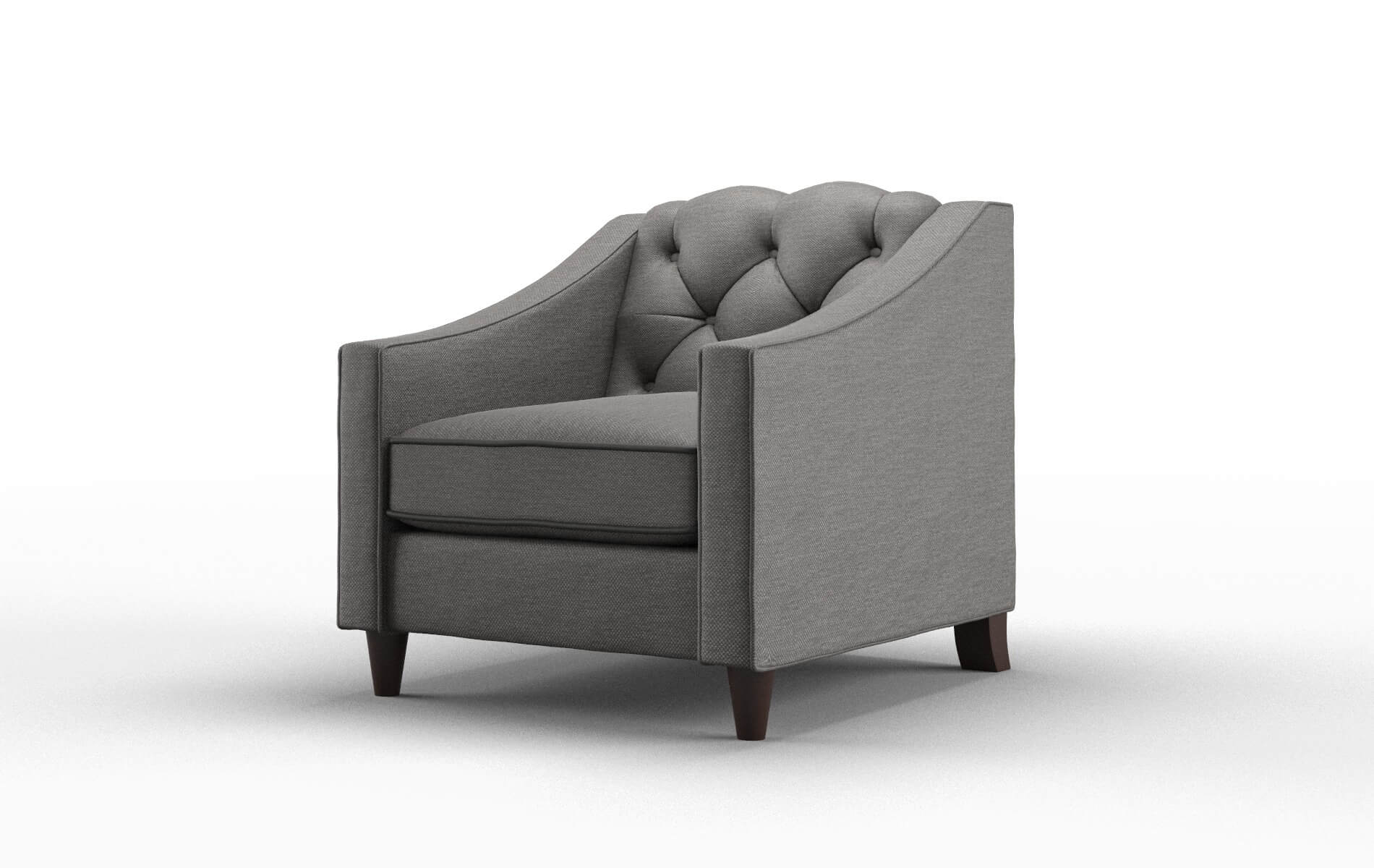 Manchester Oscar Charcoal Chair espresso legs 4