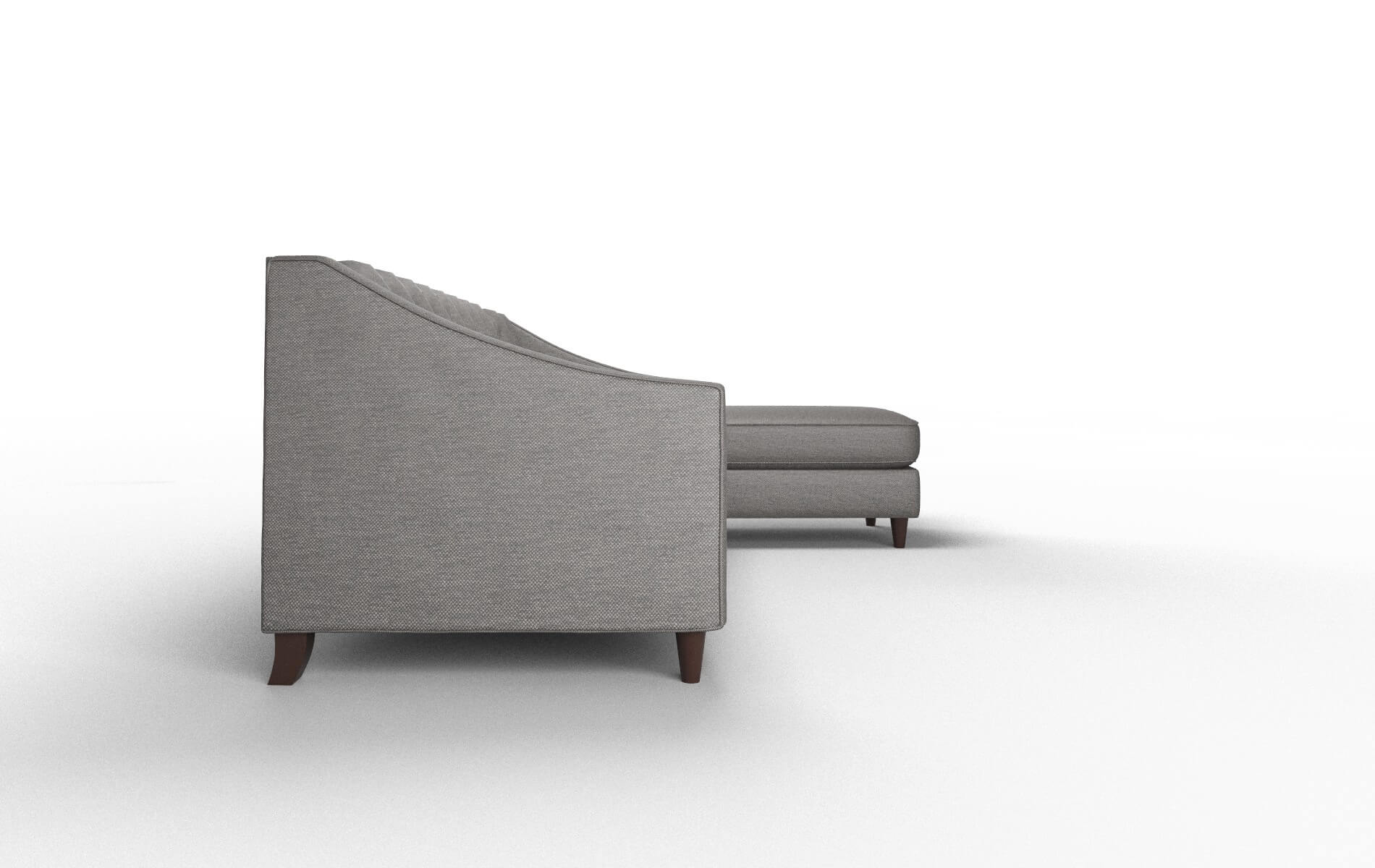 Manchester Oscar Charcoal Panel espresso legs 3