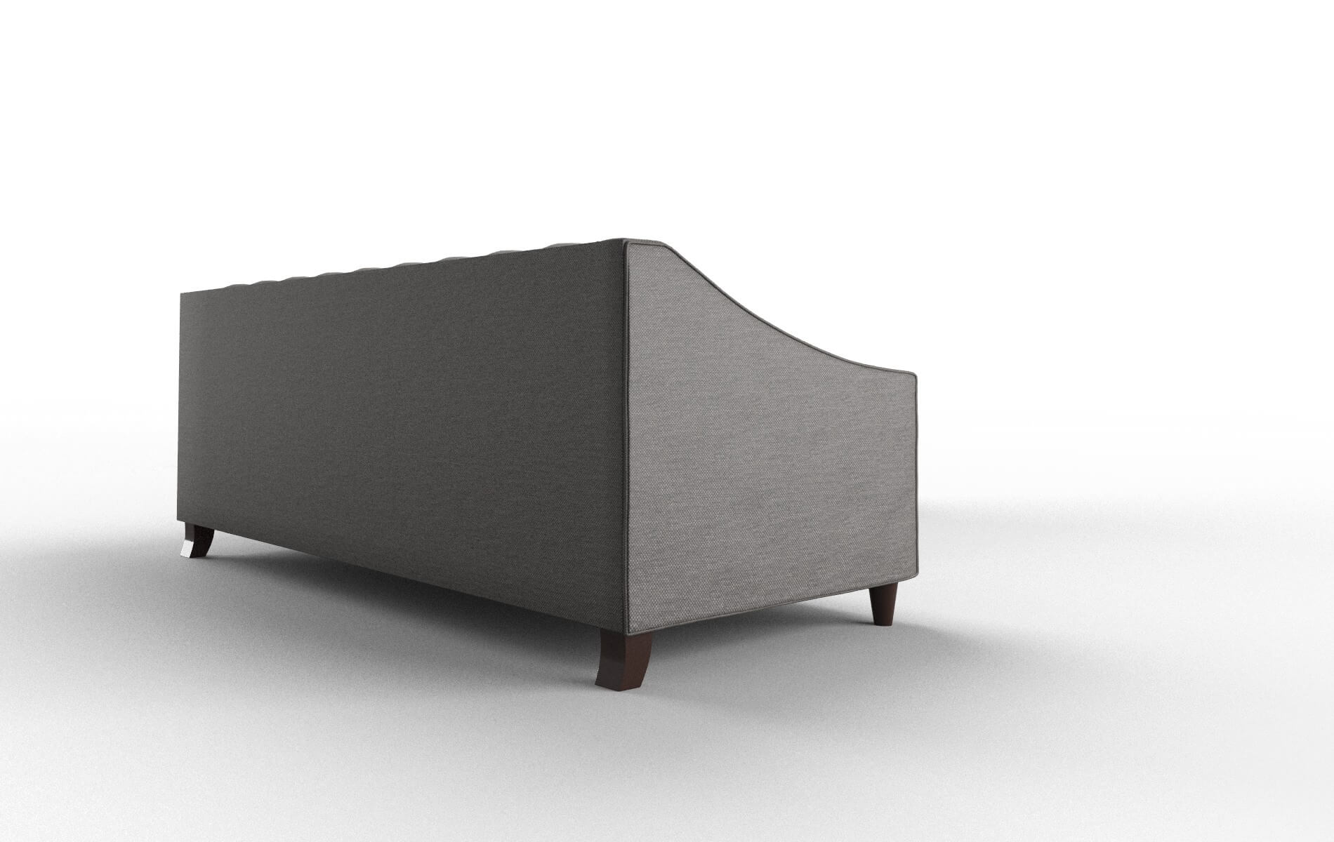 Manchester Oscar Charcoal Sectional espresso legs 3