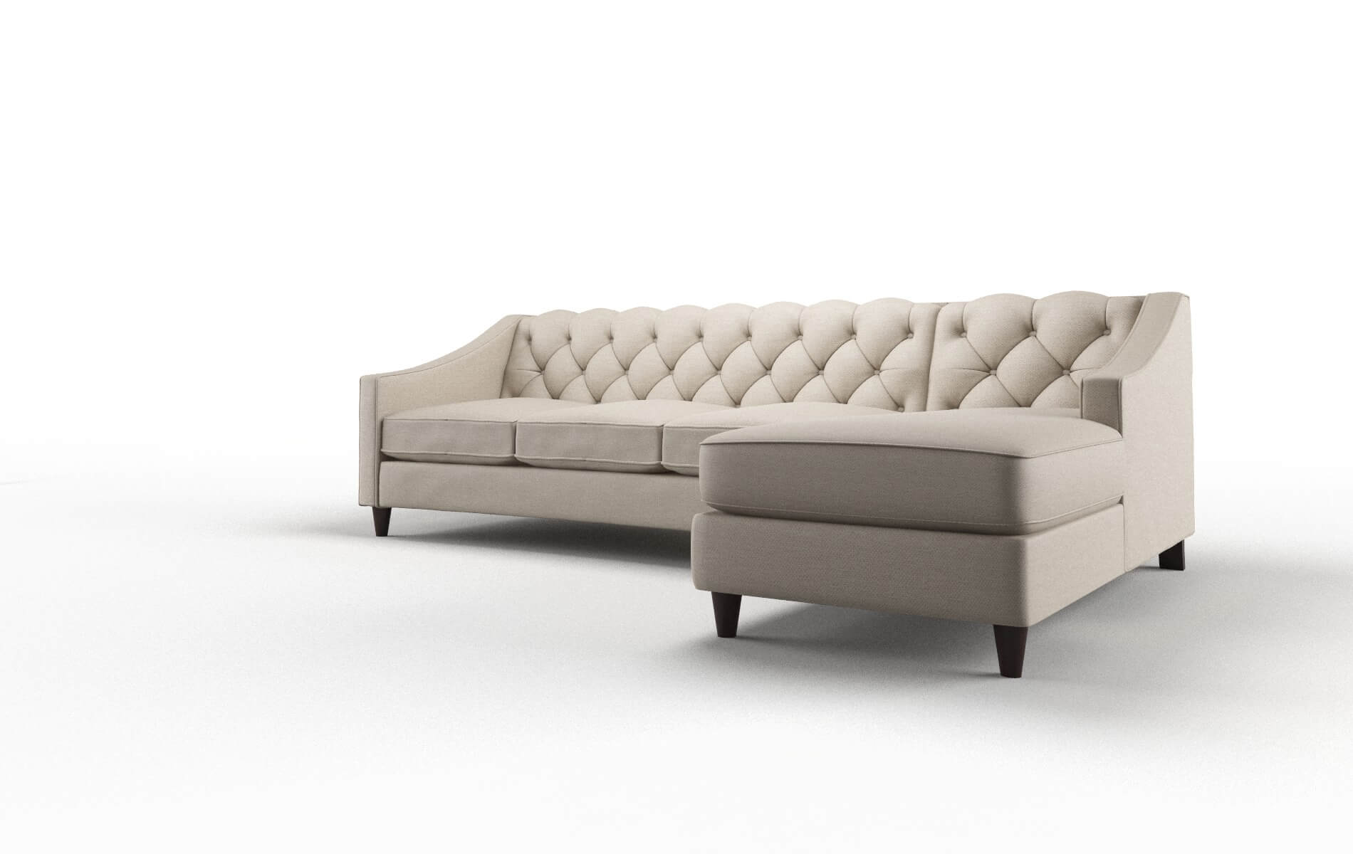 Manchester Oscar Linen Panel espresso legs 4