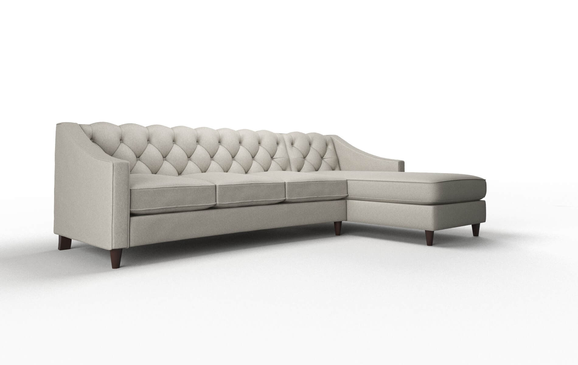 Manchester Oscar Silver Panel espresso legs 2