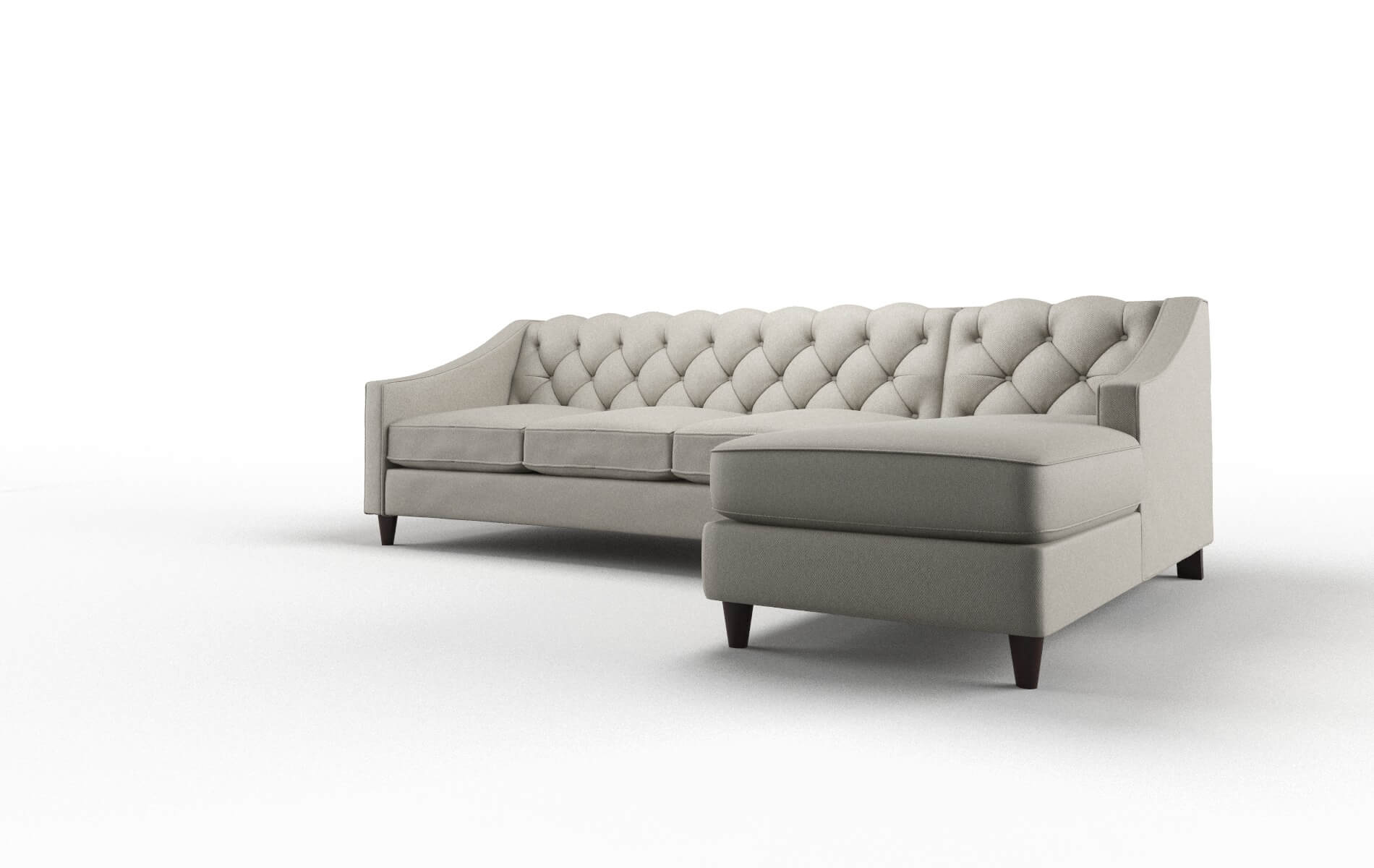 Manchester Oscar Silver Panel espresso legs 4