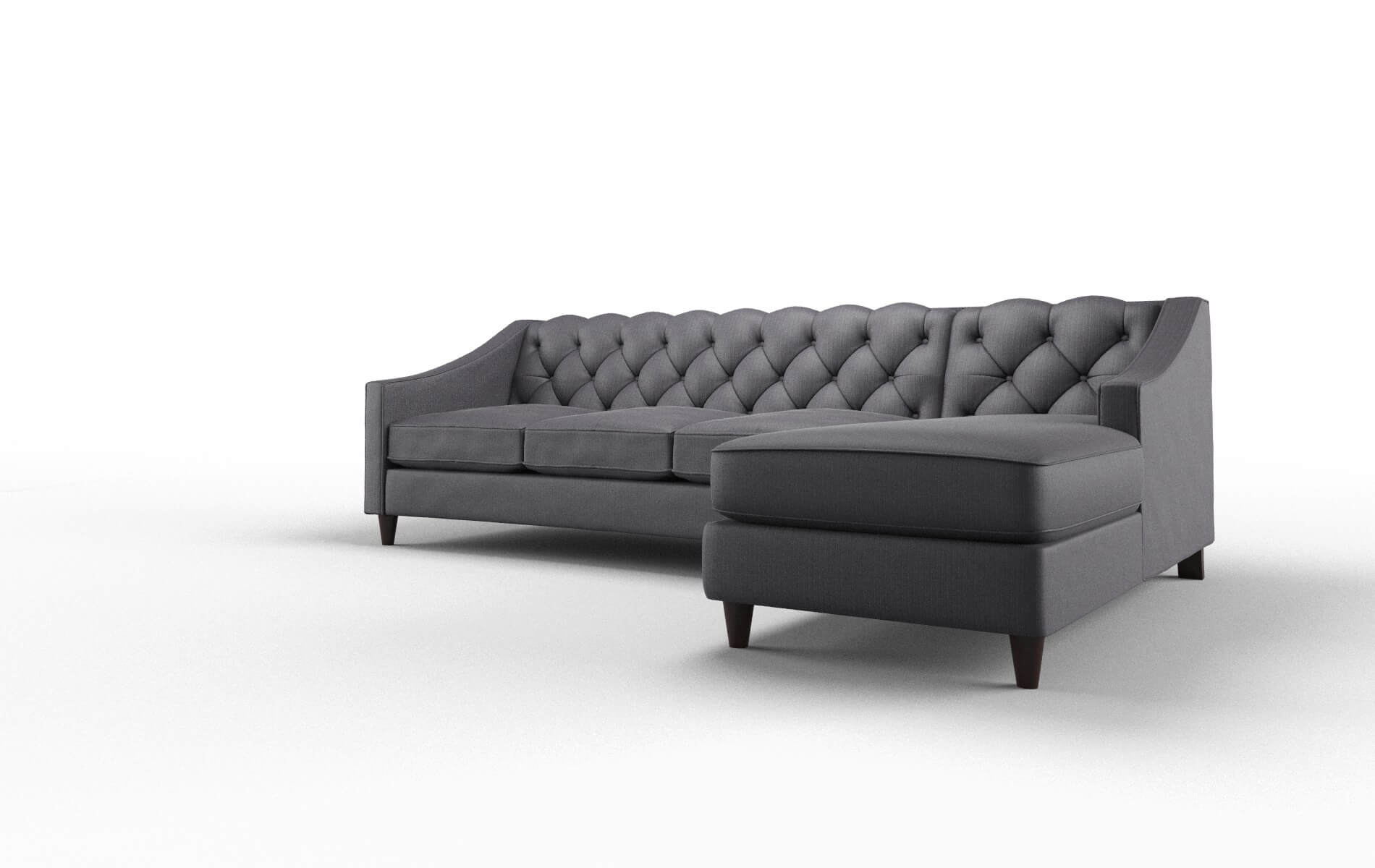 Manchester Parker Charcoal Panel espresso legs 4