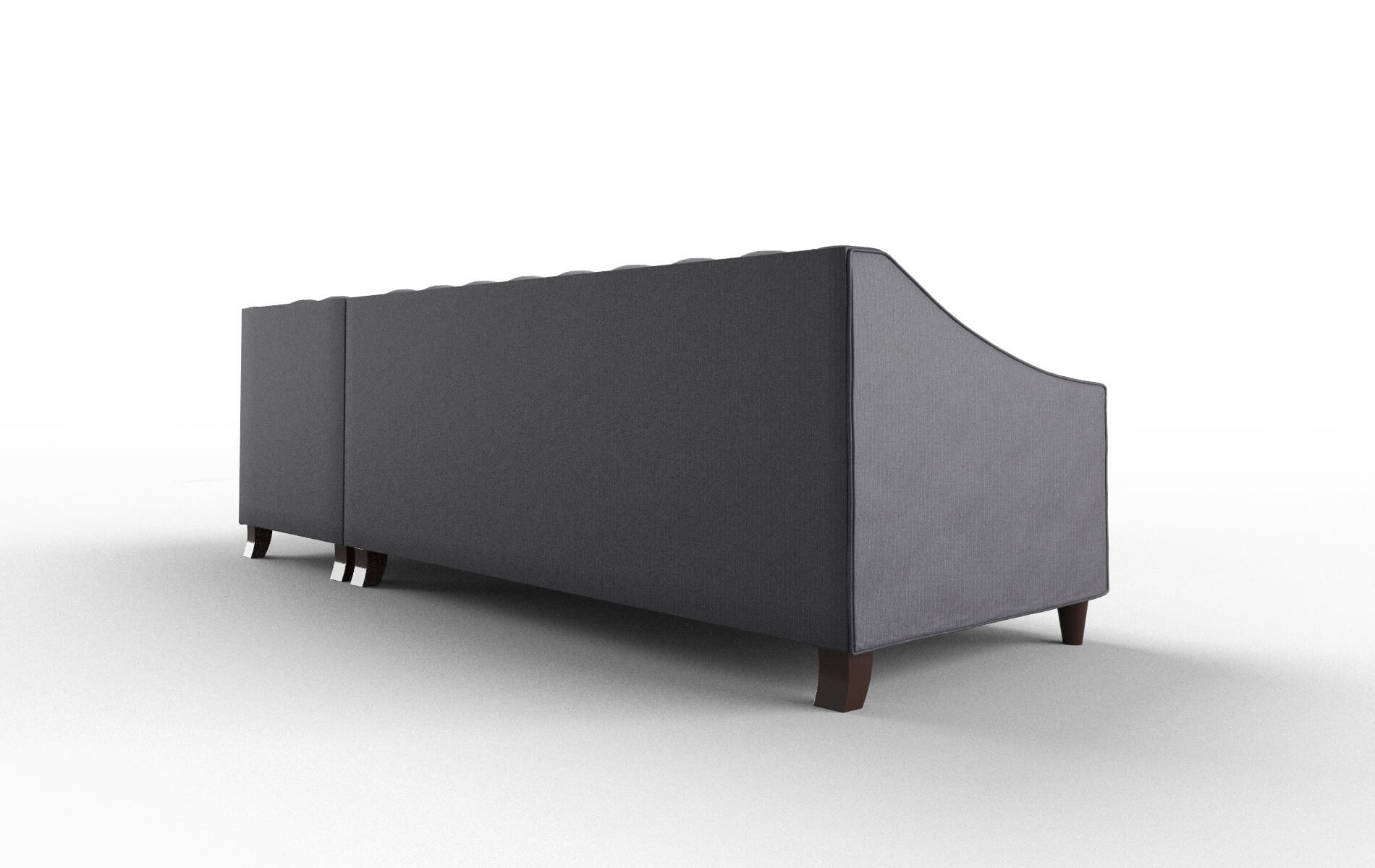 Manchester Parker Charcoal Panel espresso legs 5