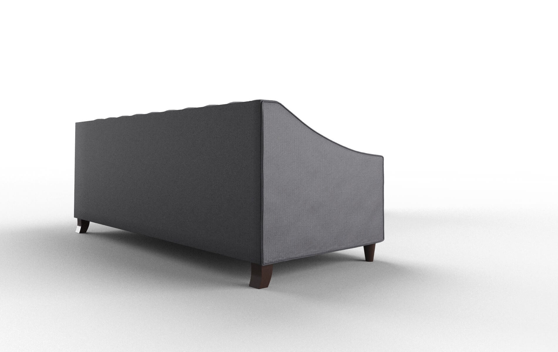 Manchester Parker Charcoal Sectional espresso legs 3