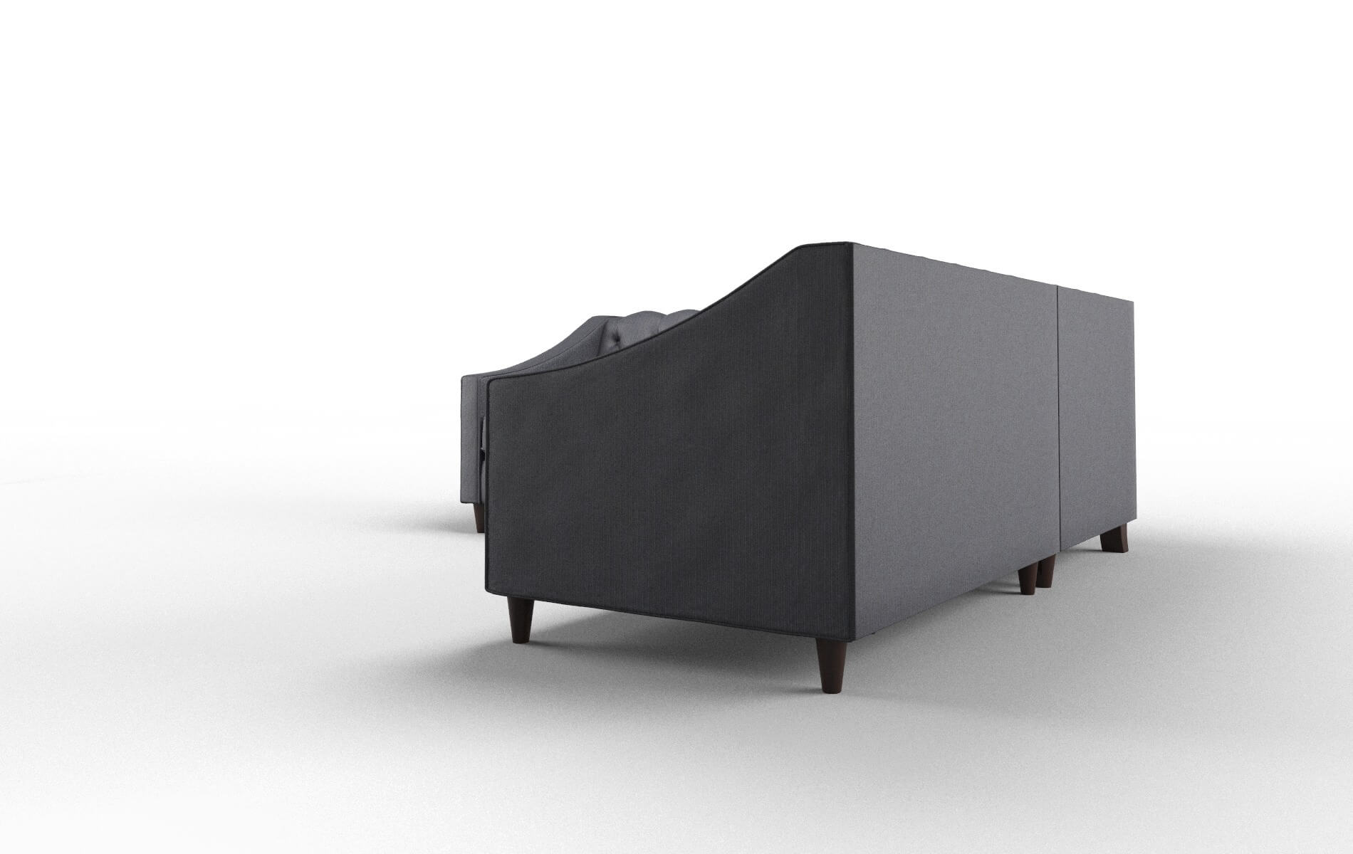 Manchester Parker Midnight Sectional espresso legs 4