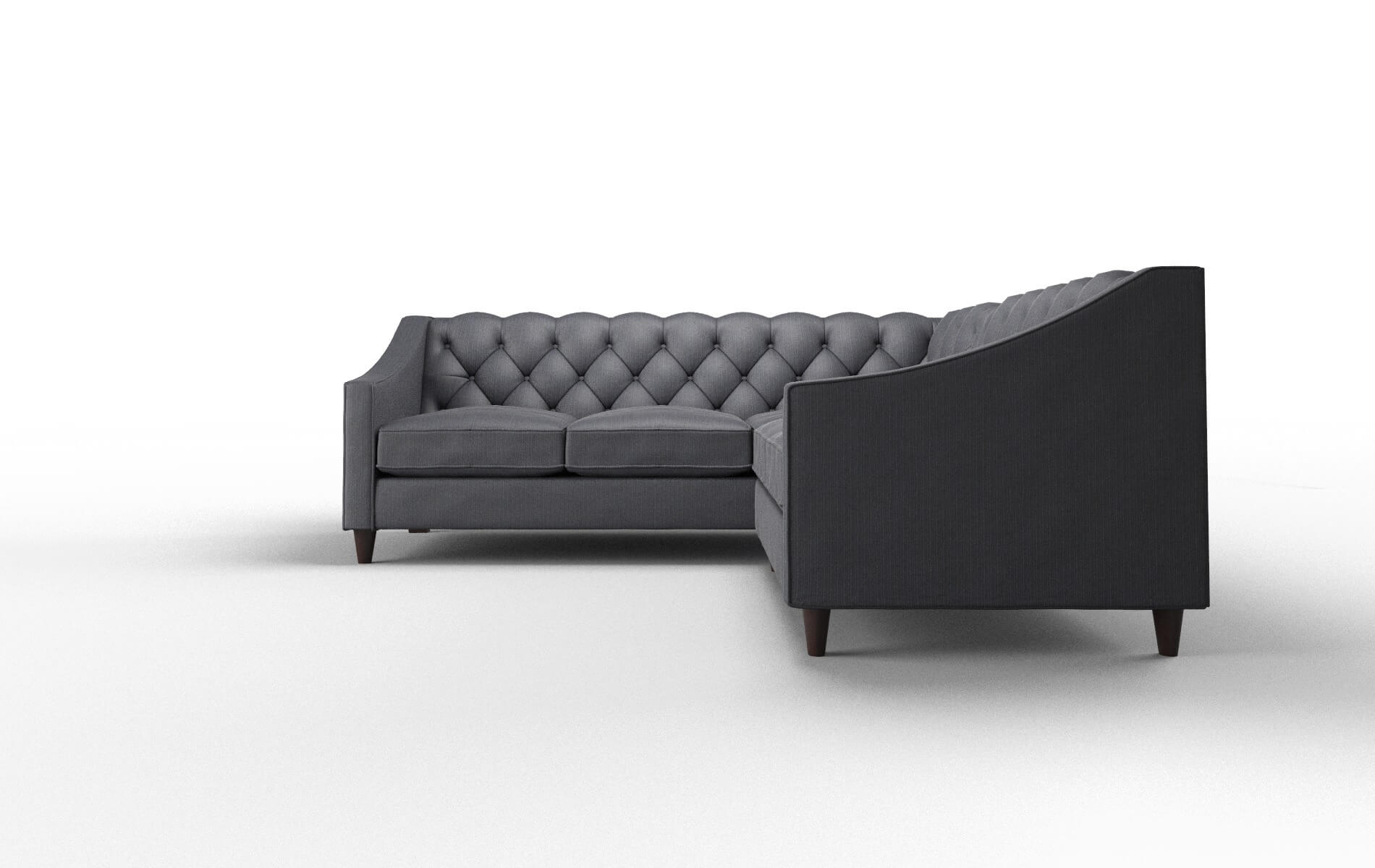 Manchester Parker Midnight Sectional espresso legs 5