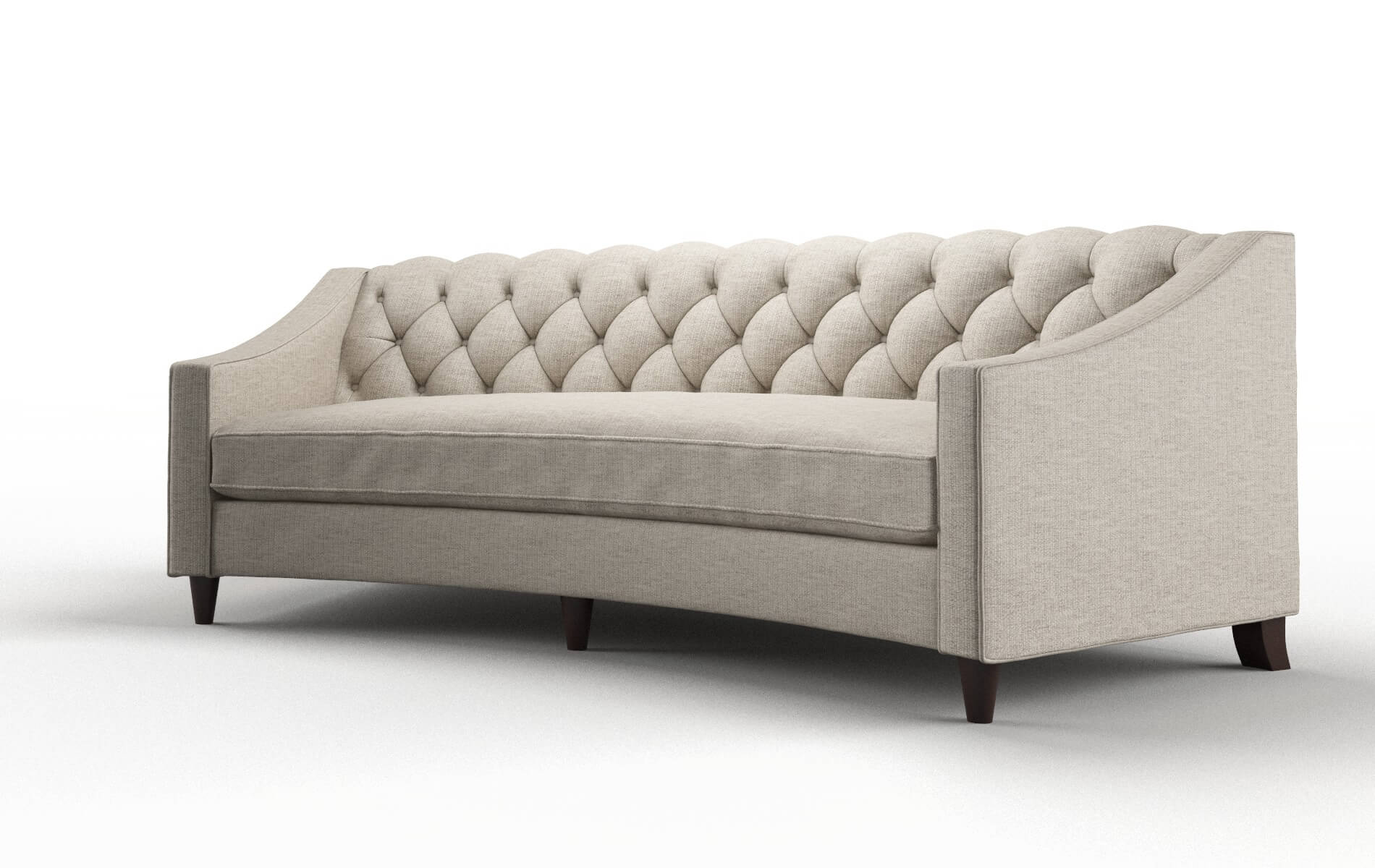 Manchester Parker Wheat Sofa espresso legs 4