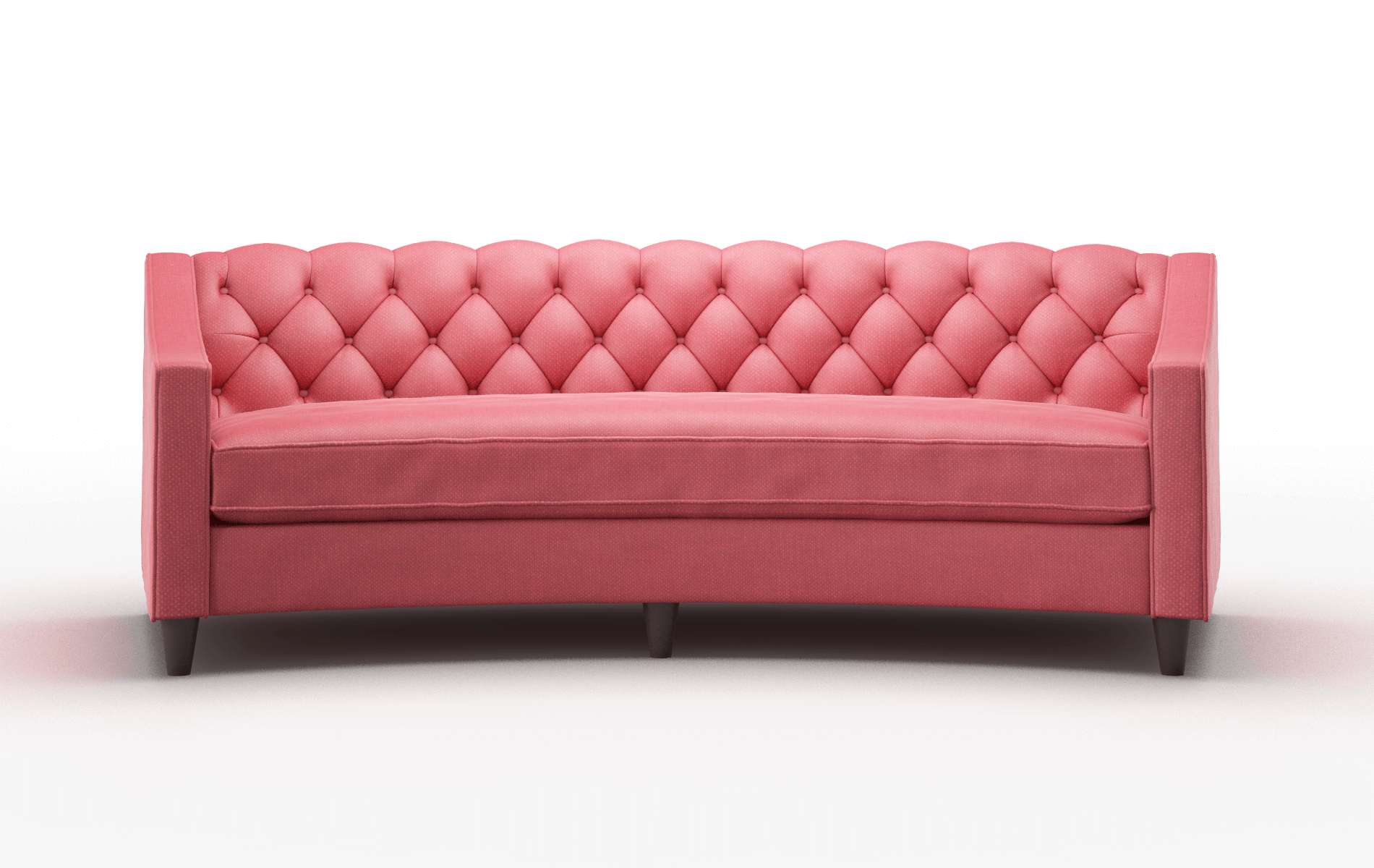 Manchester Pauline Ruby Sofa espresso legs 1