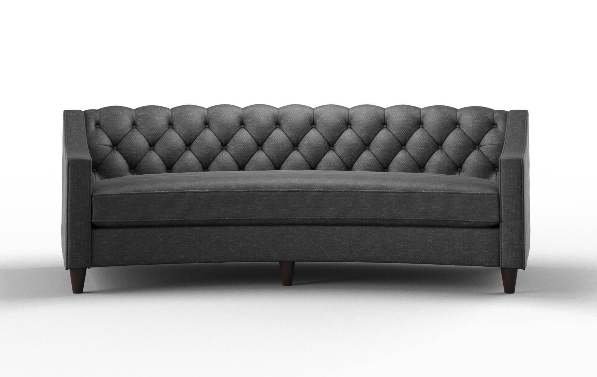 Manchester Phoenix Charcoal Sofa espresso legs 1