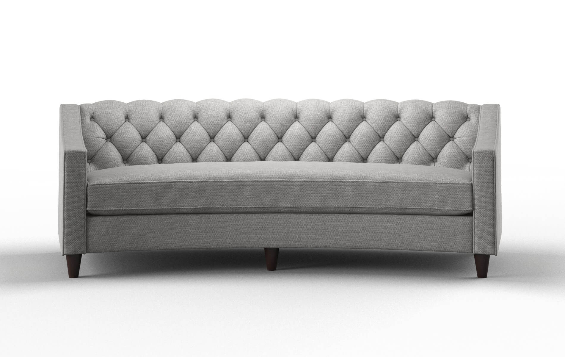 Manchester Phoenix Smoke Sofa espresso legs 1