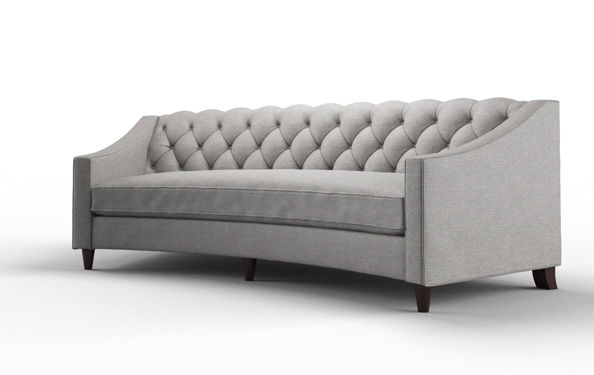 Manchester Phoenix Smoke Sofa espresso legs 4