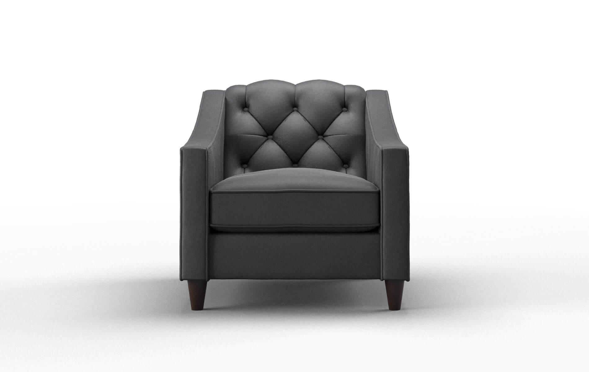 Manchester Redondo Navy Chair espresso legs 1