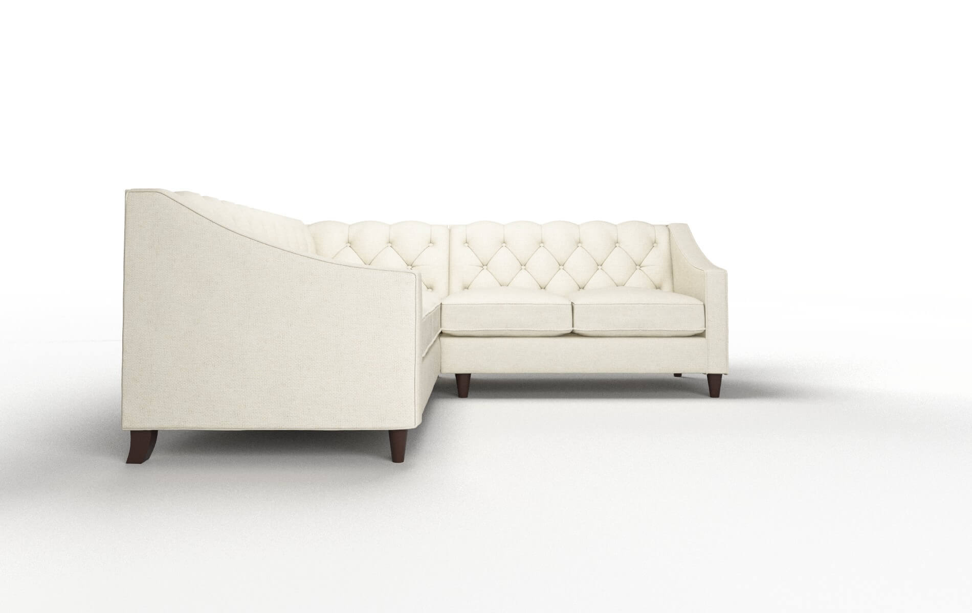 Manchester Redondo Oyster Sectional espresso legs 2