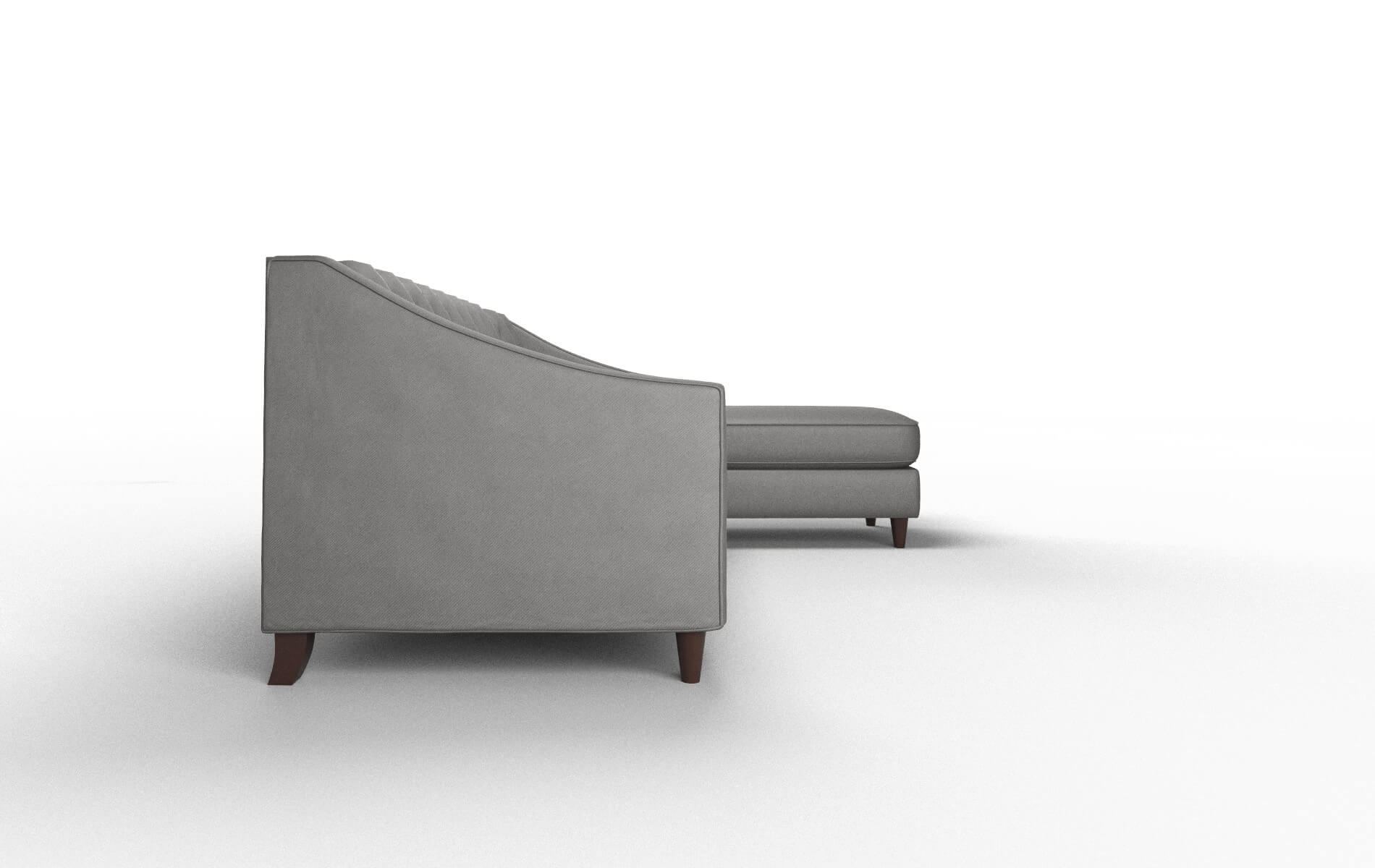 Manchester Rocket Charcoal Panel espresso legs 3