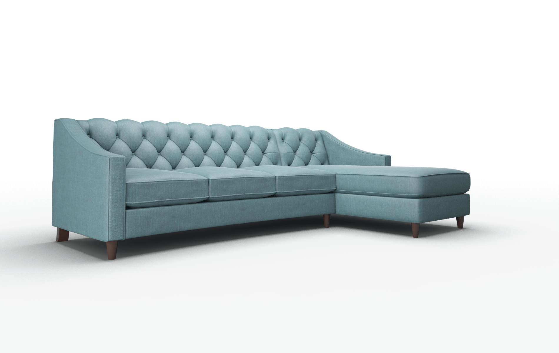 Manchester Rocket Peacock Panel espresso legs 2