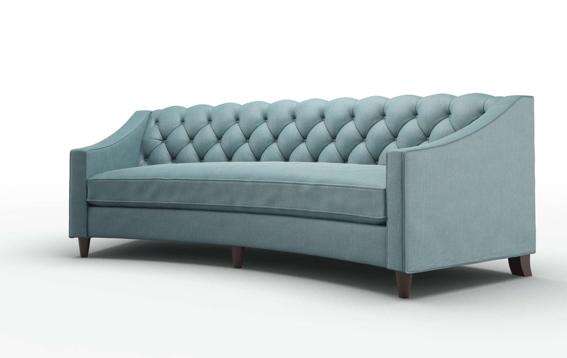 Manchester Rocket Peacock Sofa espresso legs 4