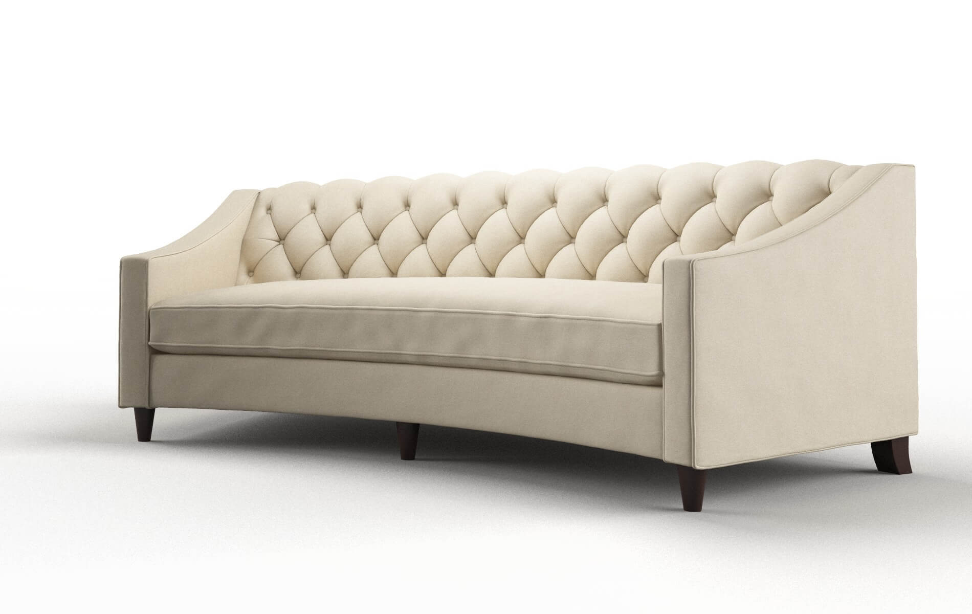 Manchester Rocket Sand Sofa espresso legs 4