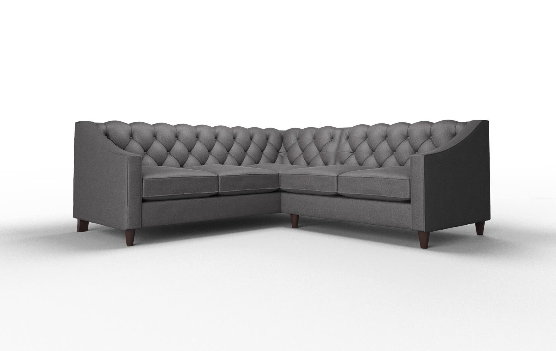 Manchester Royale Eclipse Sectional espresso legs 1