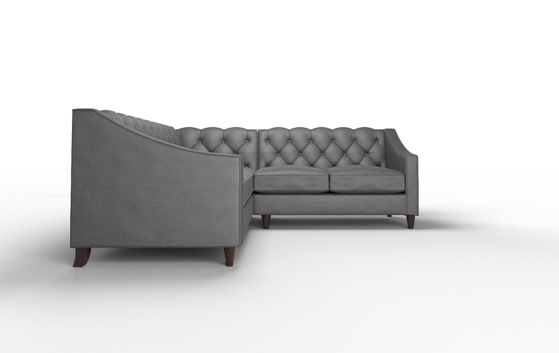 Manchester Royale Eclipse Sectional espresso legs 2