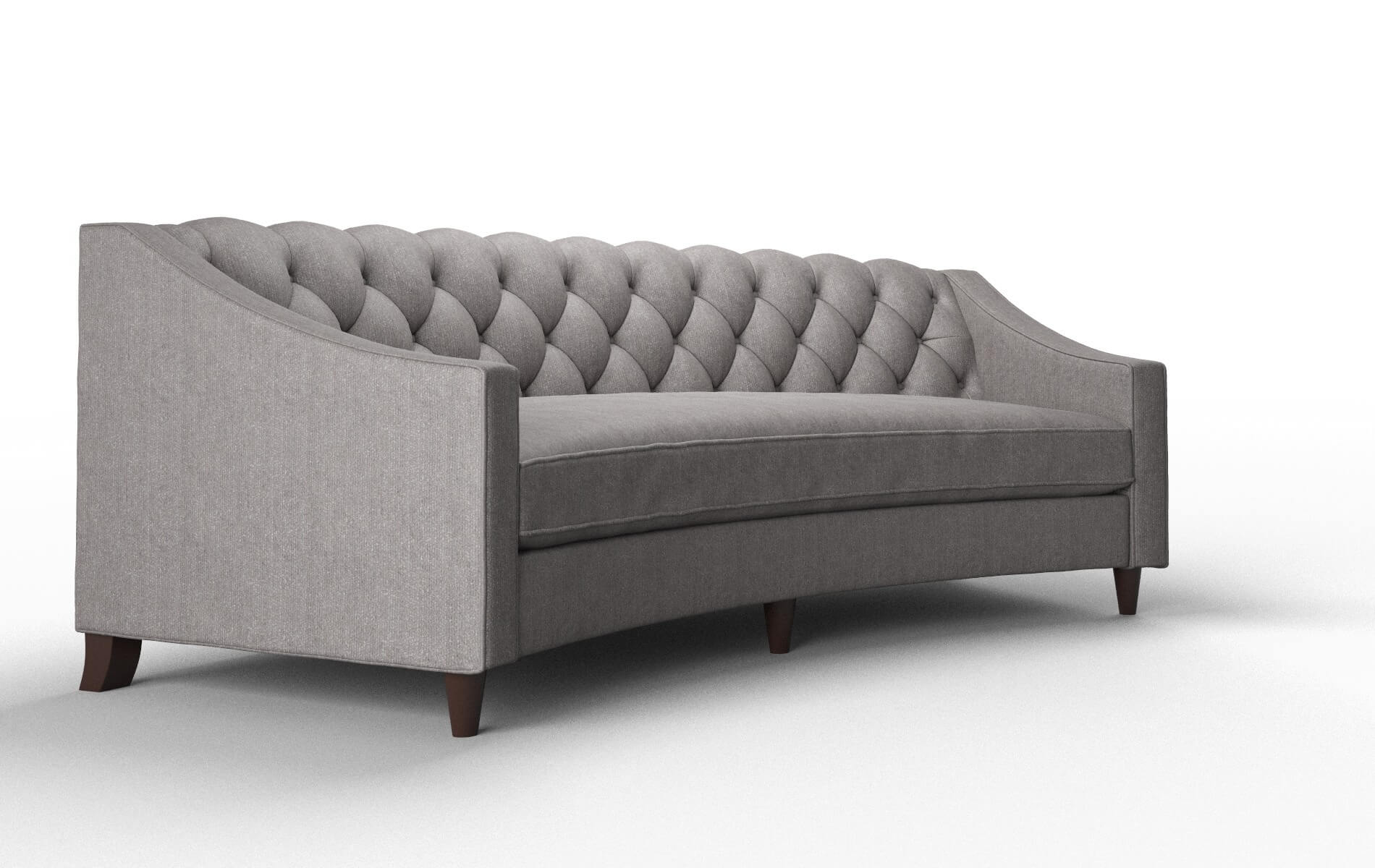 Manchester Sasha Granite Sofa espresso legs 2