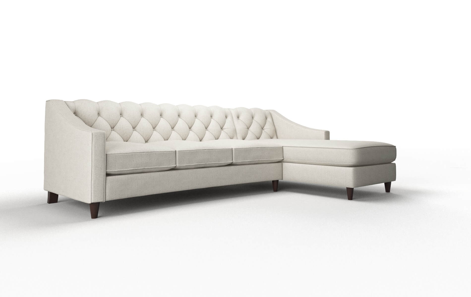 Manchester Sasha Linen Panel espresso legs 2