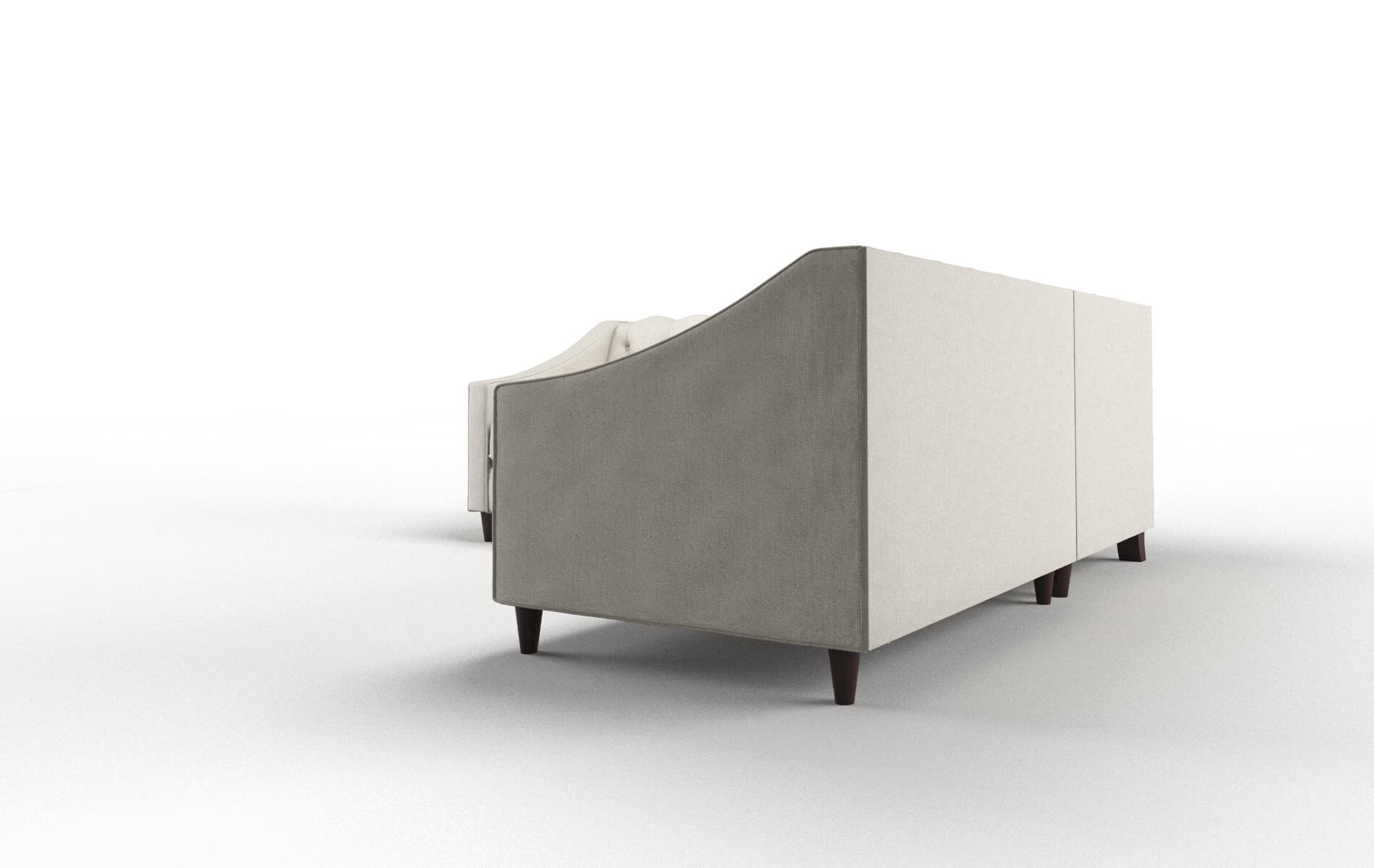 Manchester Sasha Linen Sectional espresso legs 4