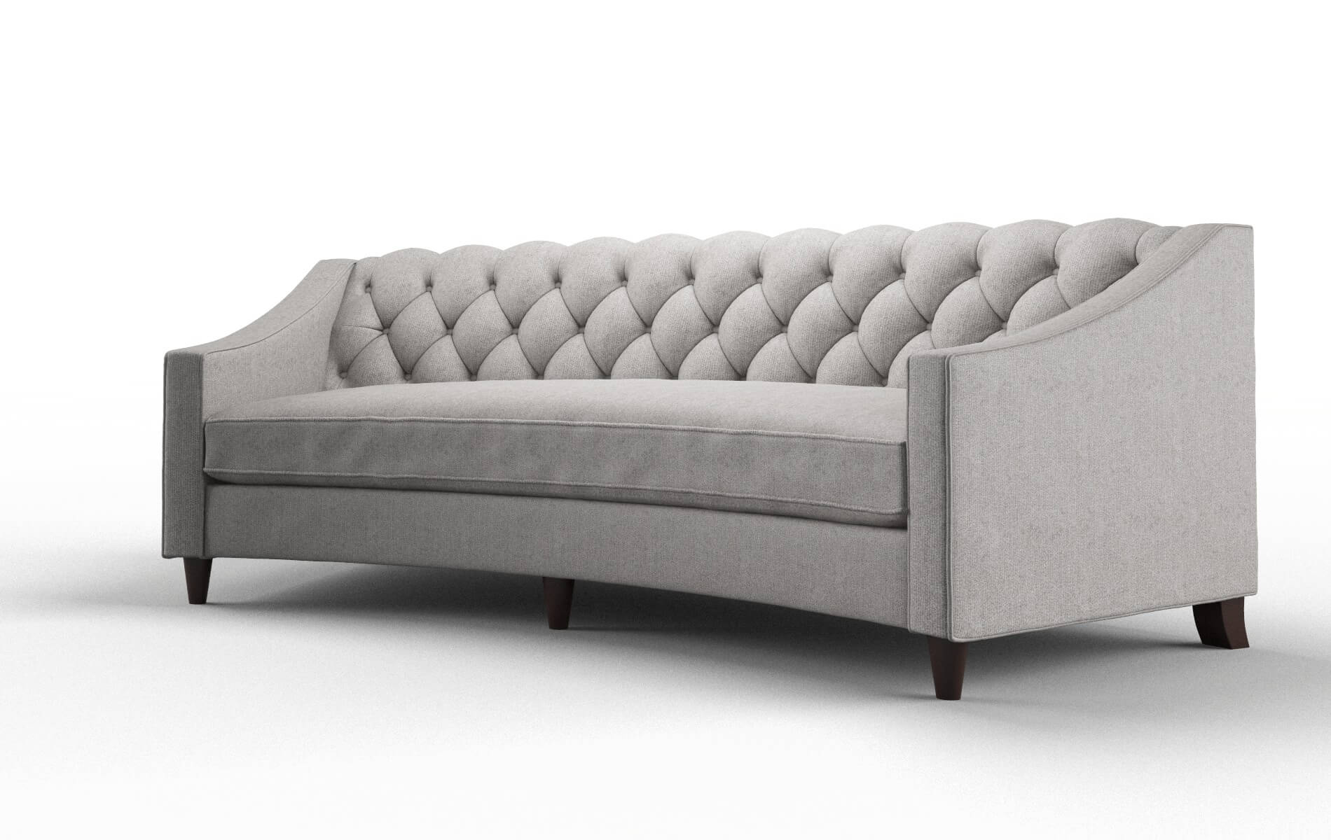 Manchester Sasha Silver Sofa espresso legs 4