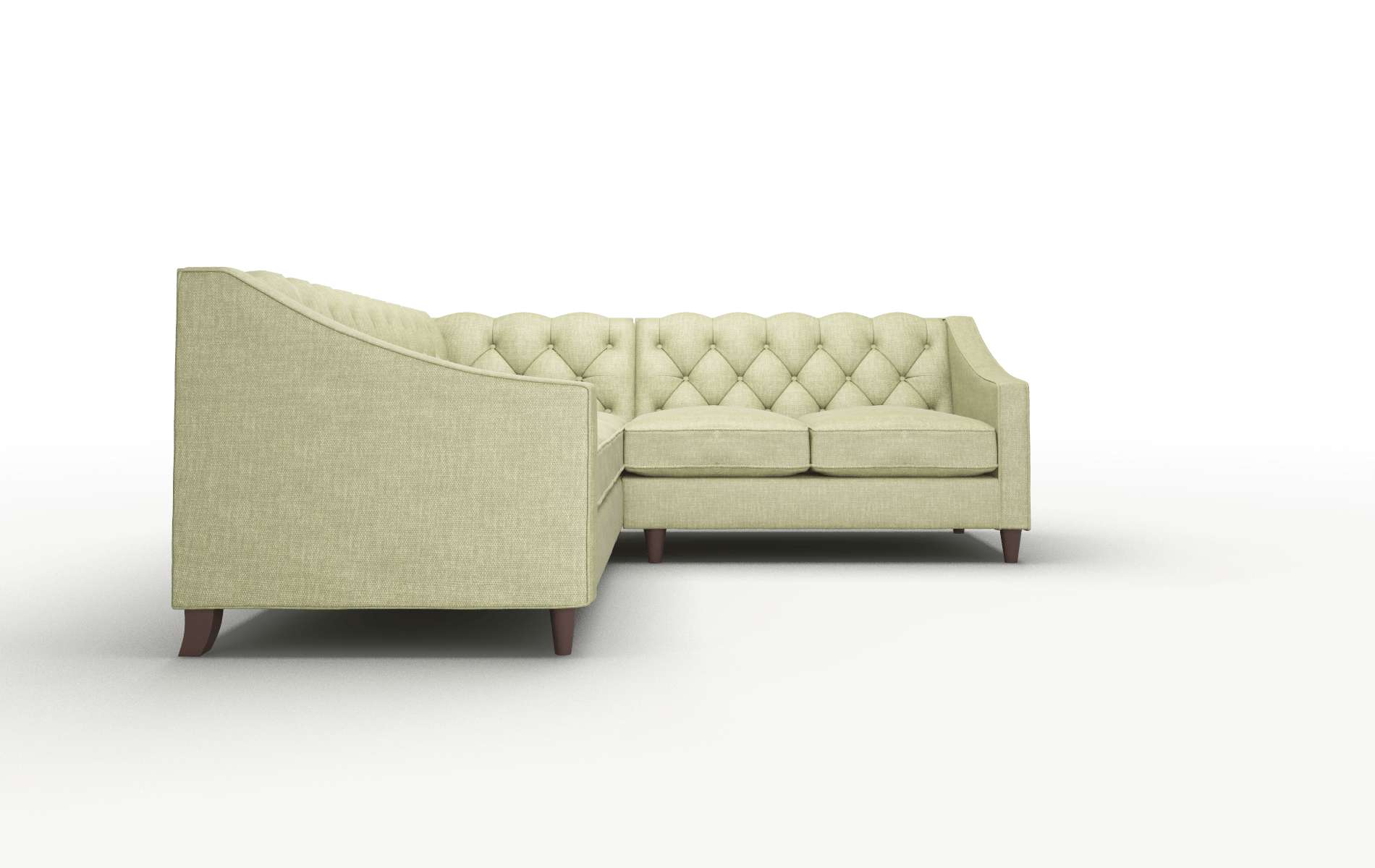 Manchester Simplex Sour_apple Sectional espresso legs 2