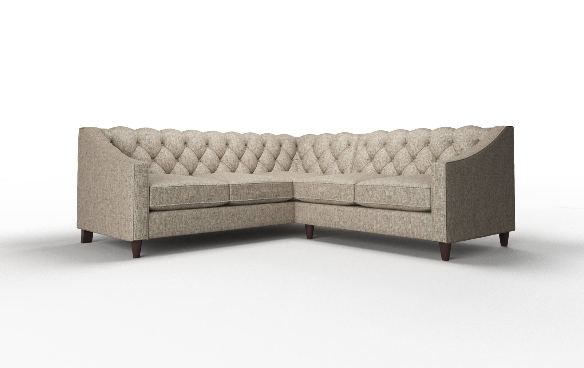Manchester Solifestyle 51 Sectional espresso legs 1