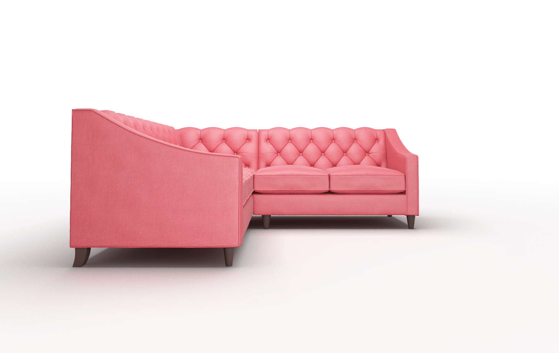 Manchester Sorrento Berry Sectional espresso legs 2