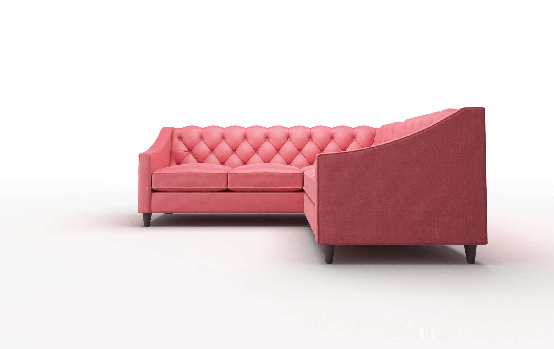 Manchester Sorrento Berry Sectional espresso legs 5