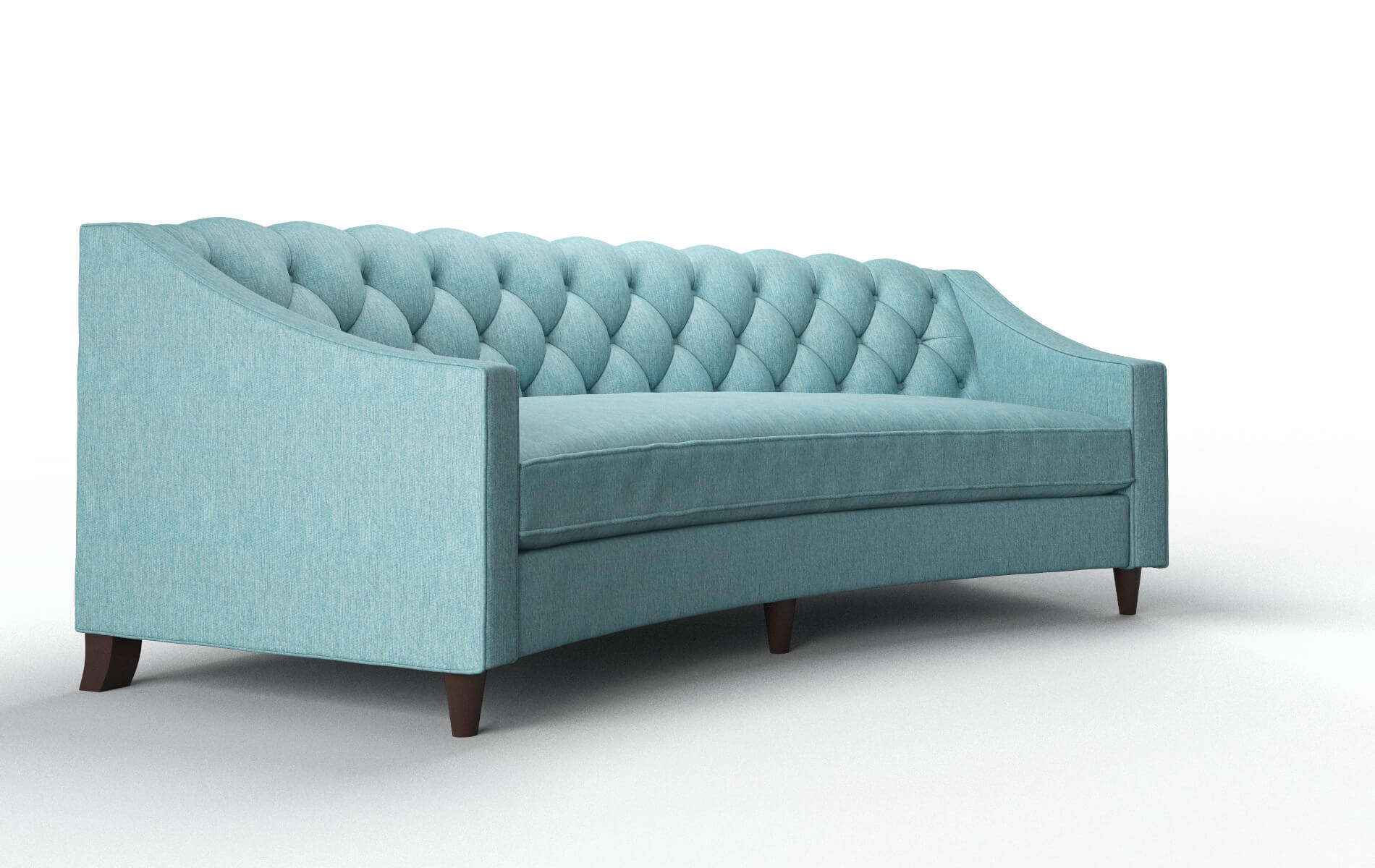 Manchester Sorrento Denim Sofa espresso legs 2