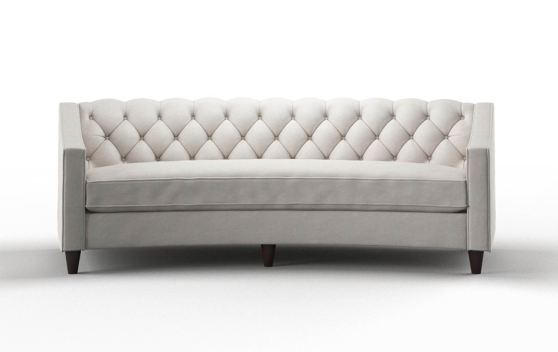 Manchester Suave Dove Sofa espresso legs 1