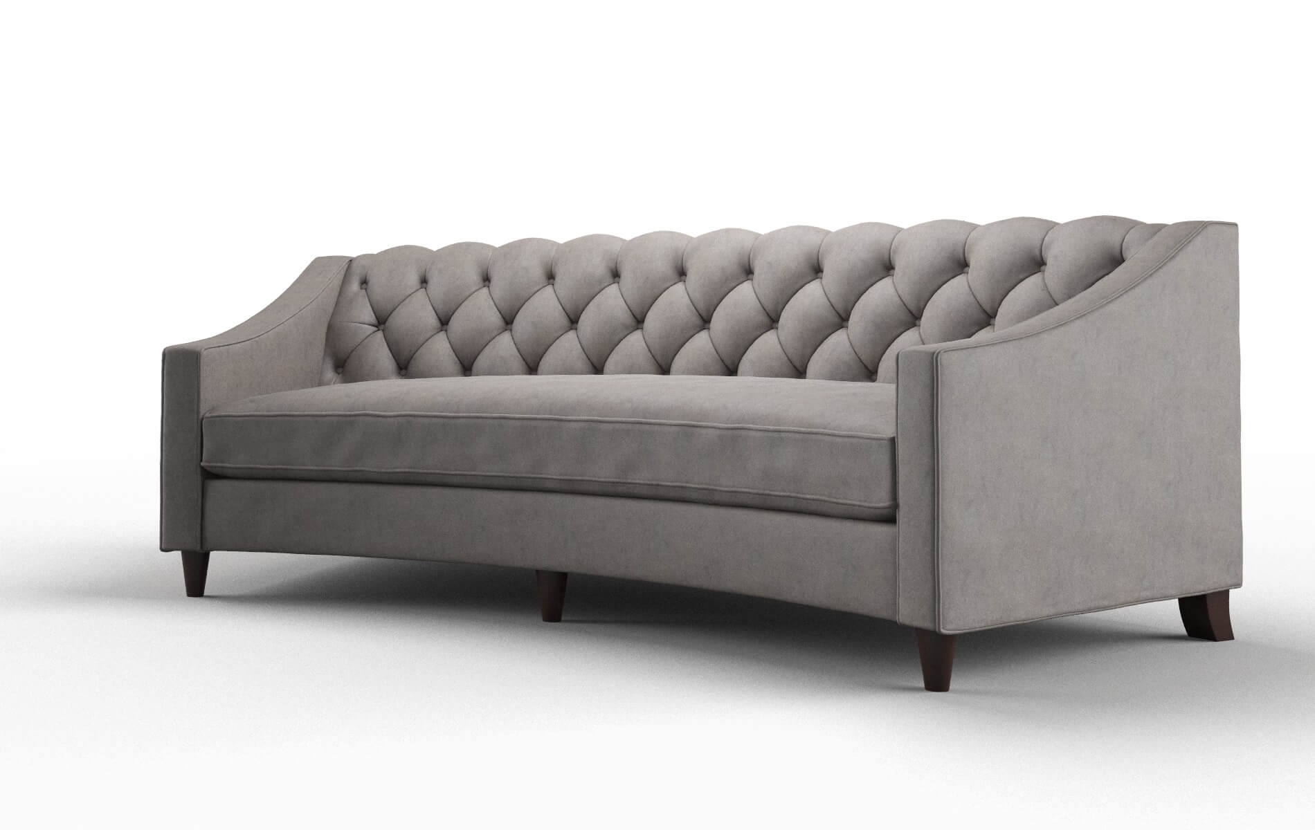 Manchester Suave Slate Sofa espresso legs 4