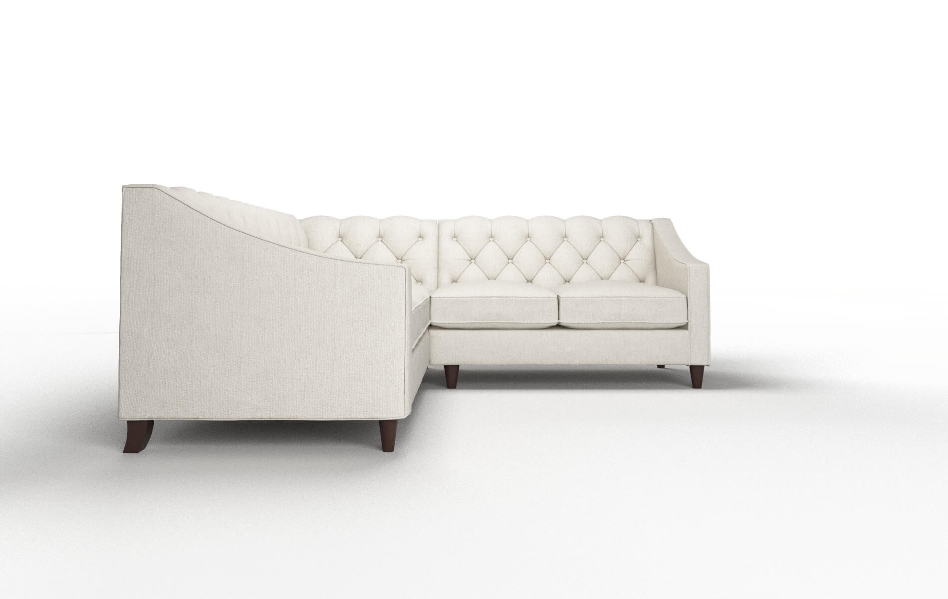 Manchester Terrain Natural Sectional espresso legs 2