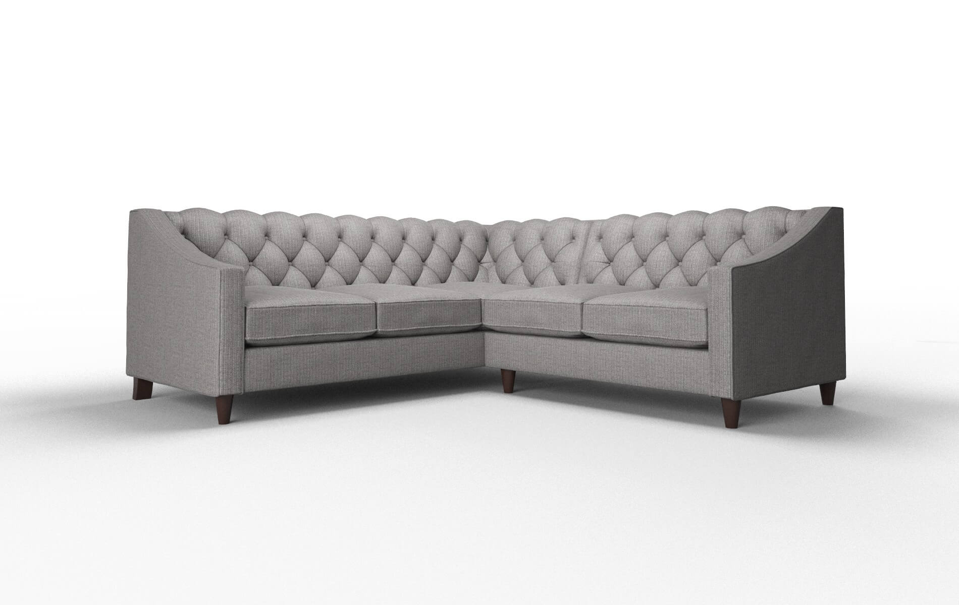 Manchester Terrain oatmeal Sectional Espresso Legs  1