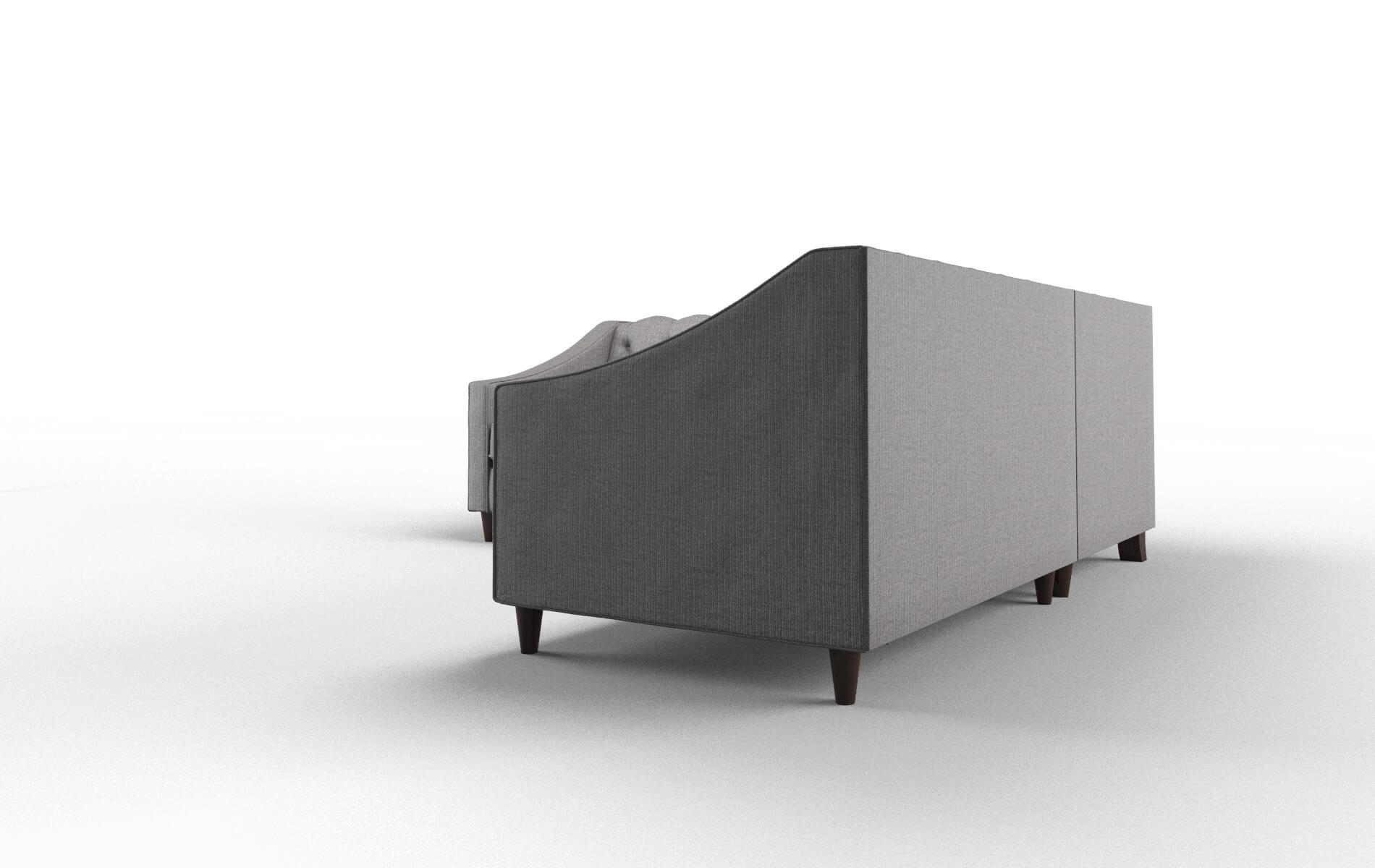 Manchester Terrain Oatmeal Sectional espresso legs 4