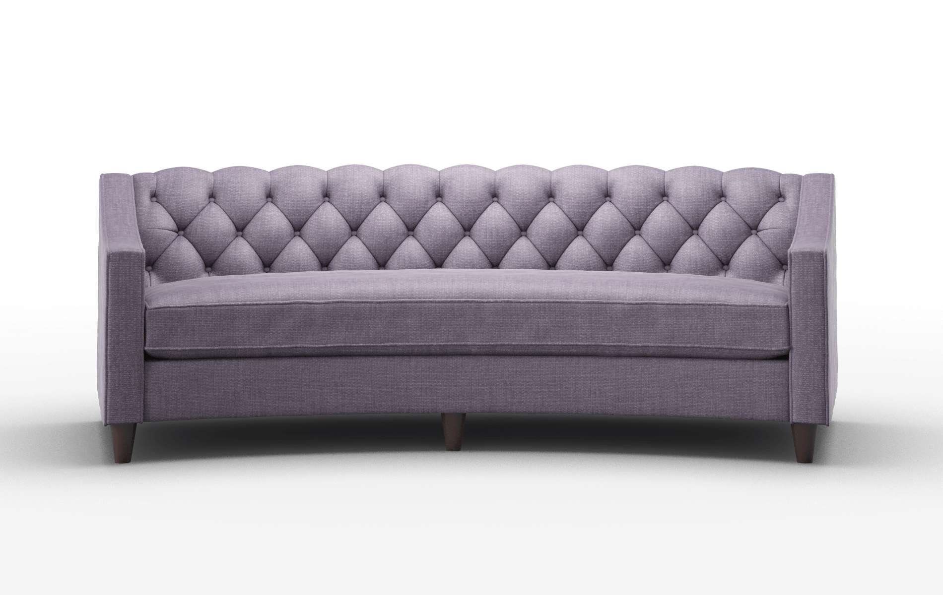 Manchester Tess Blackberry Sofa espresso legs 1