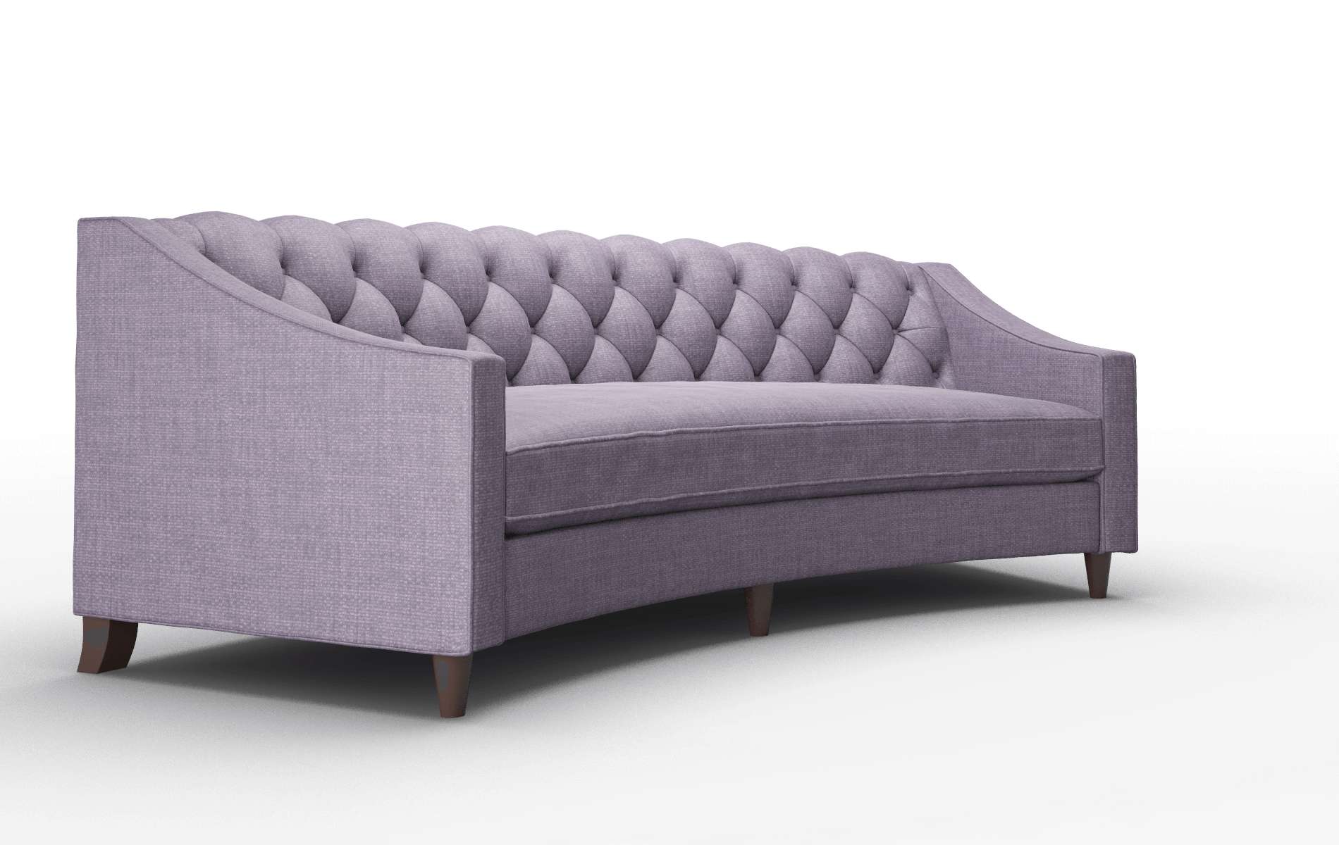 Manchester Tess Blackberry Sofa espresso legs 2