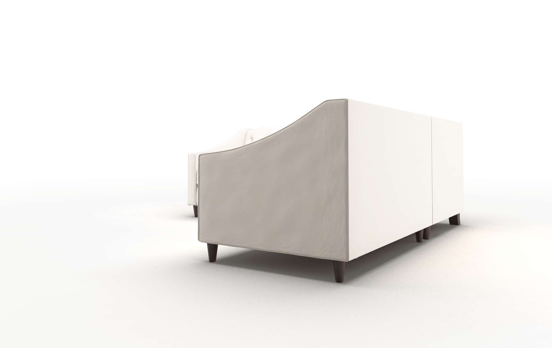 Manchester Urban_d Snow Sectional espresso legs 4