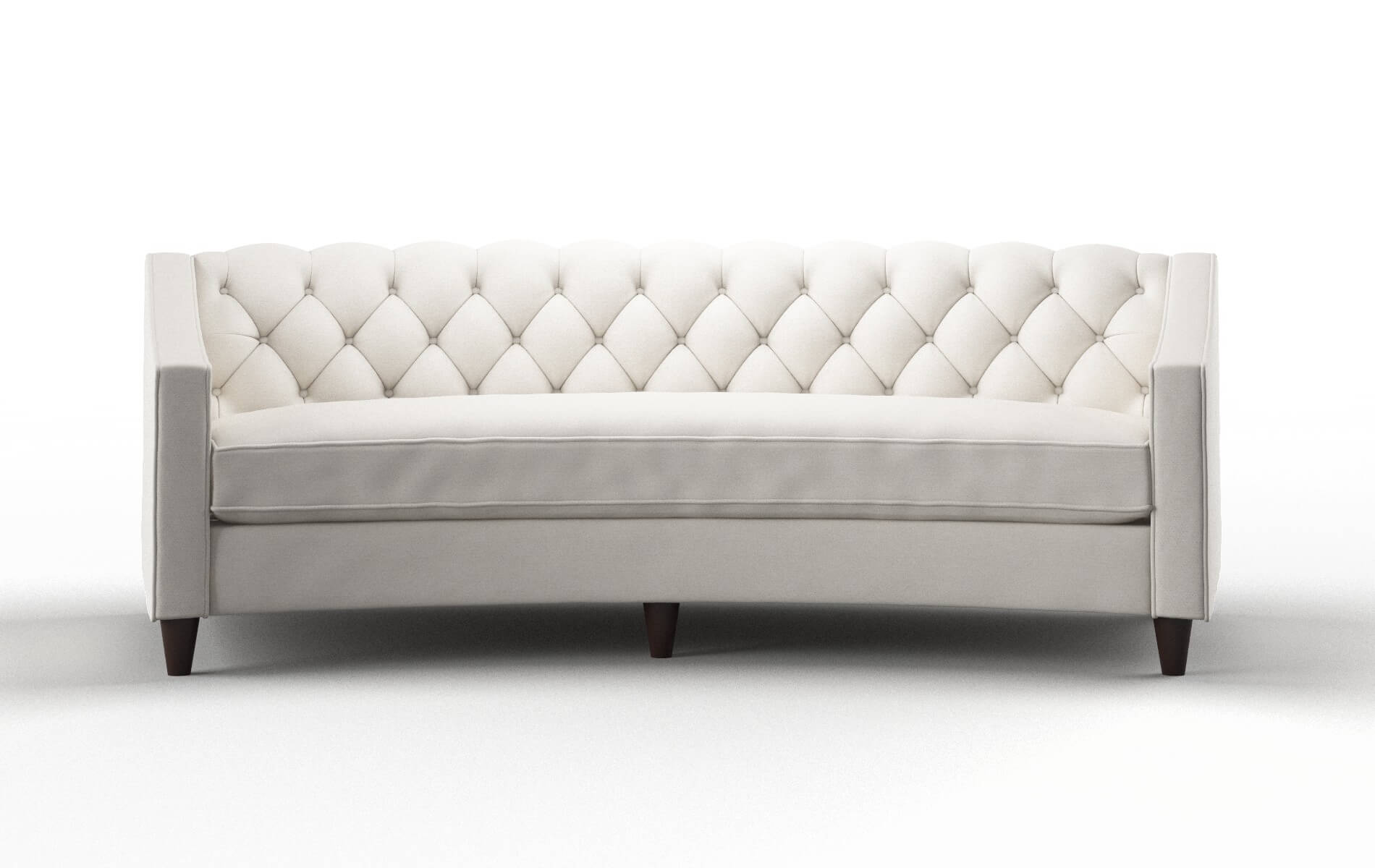 Manchester Venice eggshell Sofa Espresso Legs  1