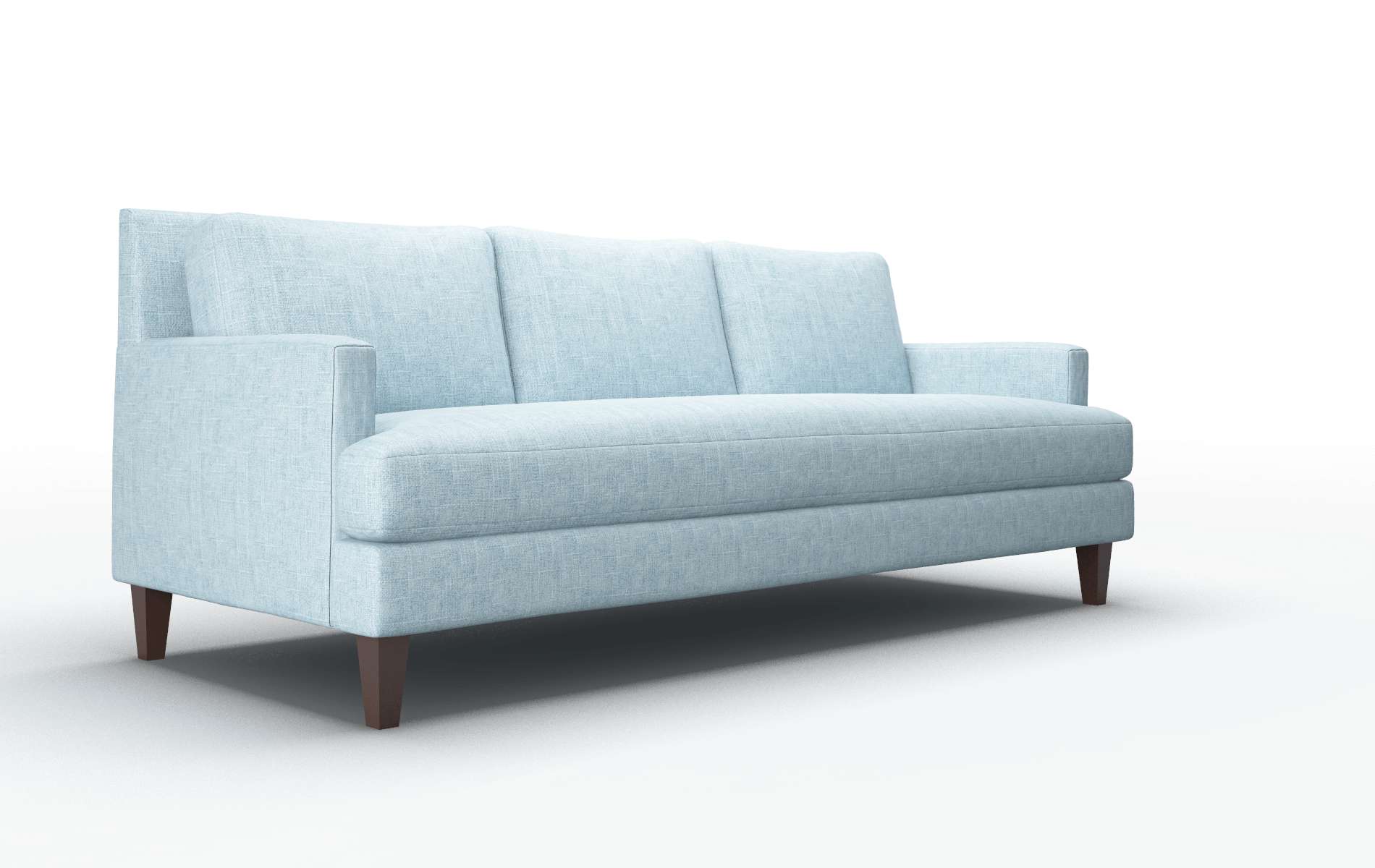 Marseille Atlas Turquoise Sofa espresso legs 2