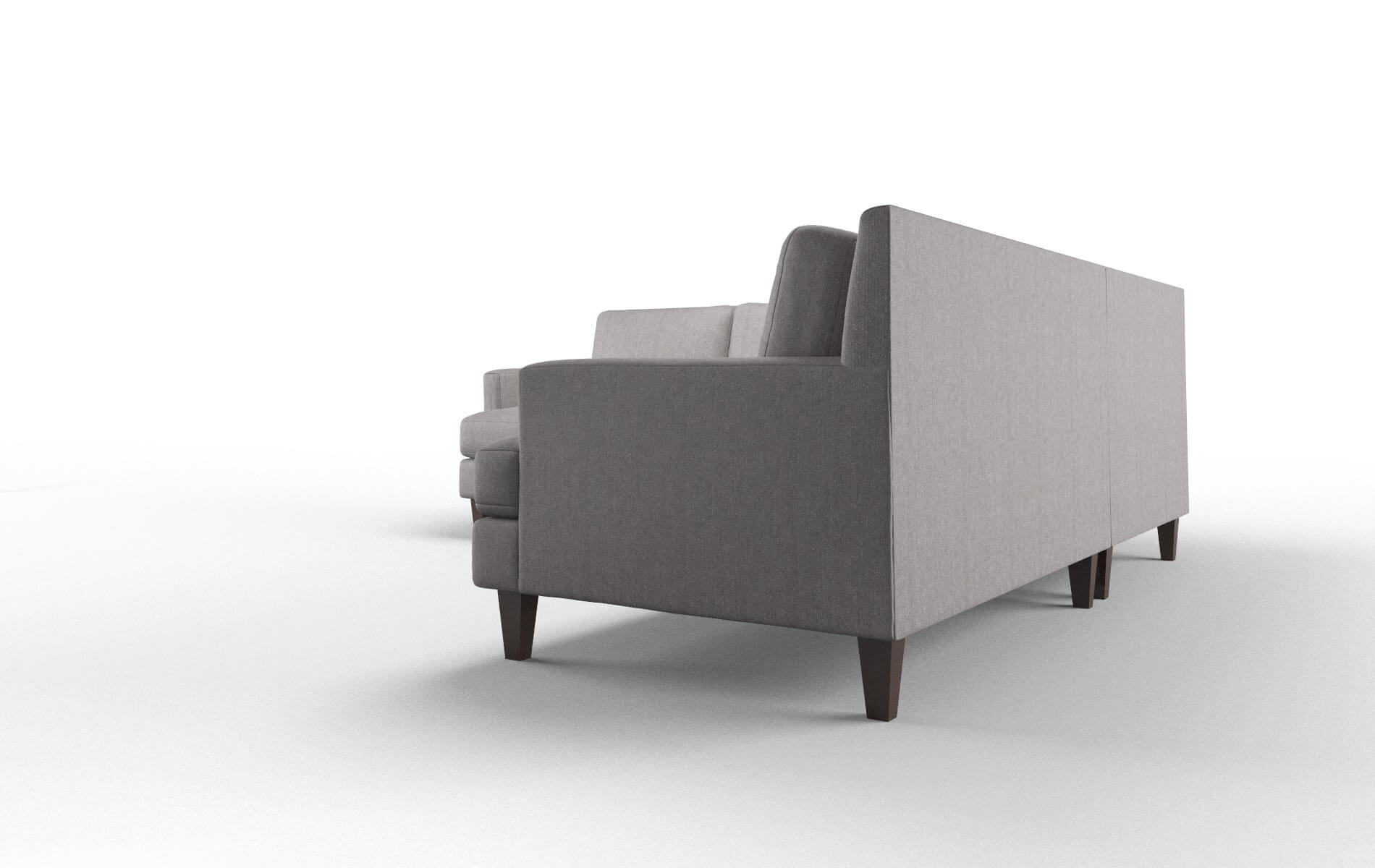 Marseille Atlas_plz Silver Sectional espresso legs 4