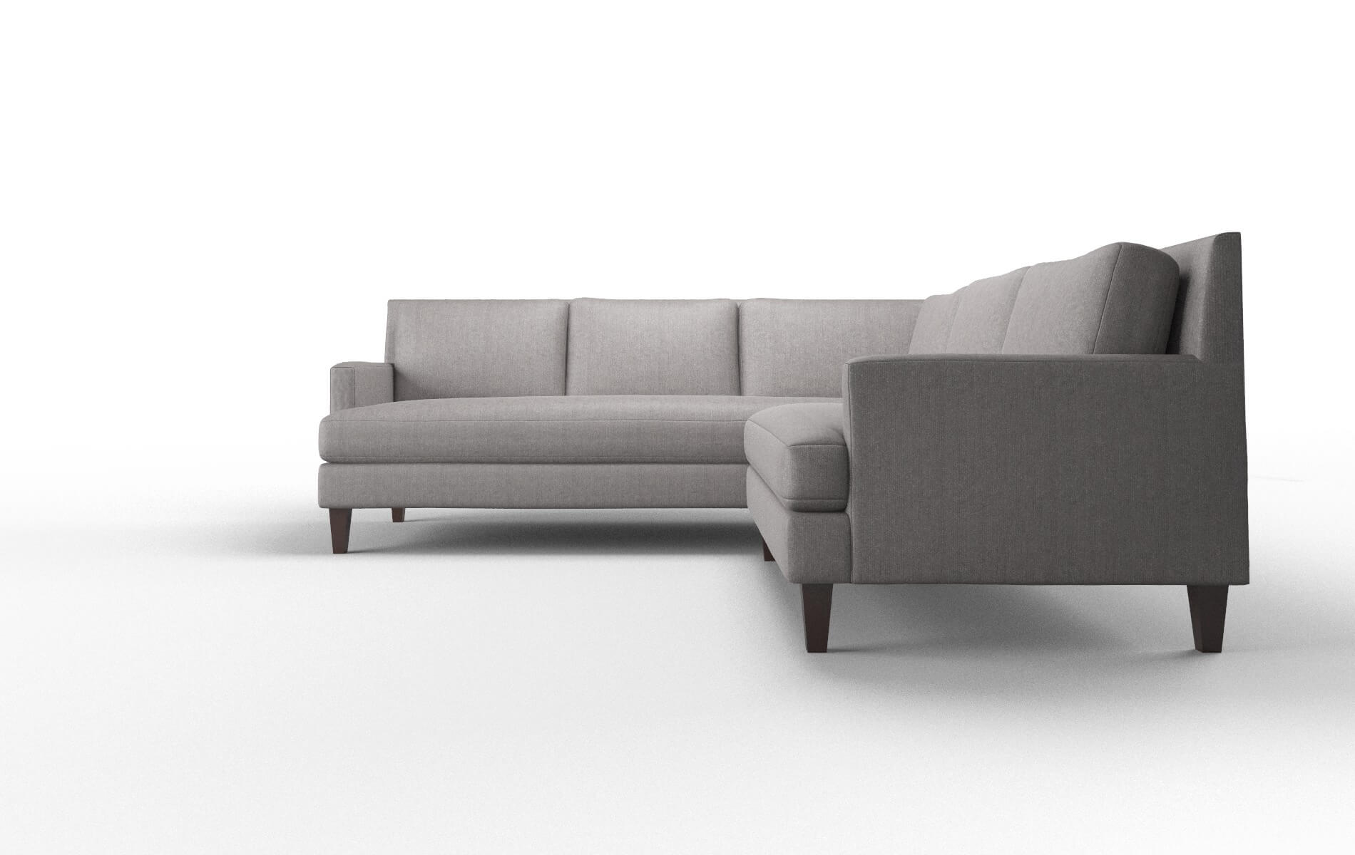 Marseille Atlas_plz Silver Sectional espresso legs 5