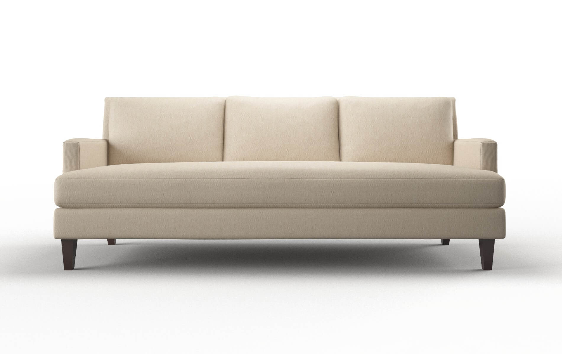 Marseille Avenger Burlap Sofa espresso legs 1