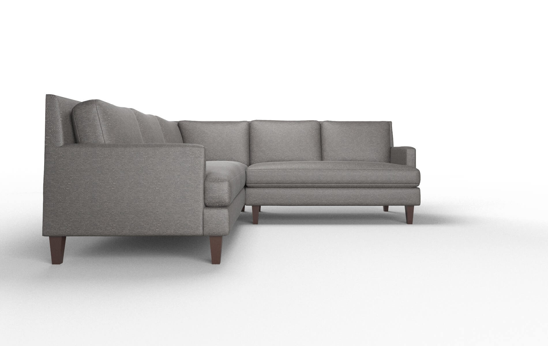Marseille Avenger Denim Sectional espresso legs 2