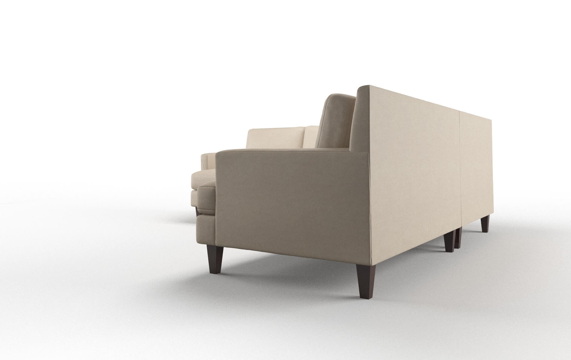 Marseille Avenger Driftwood Sectional espresso legs 4