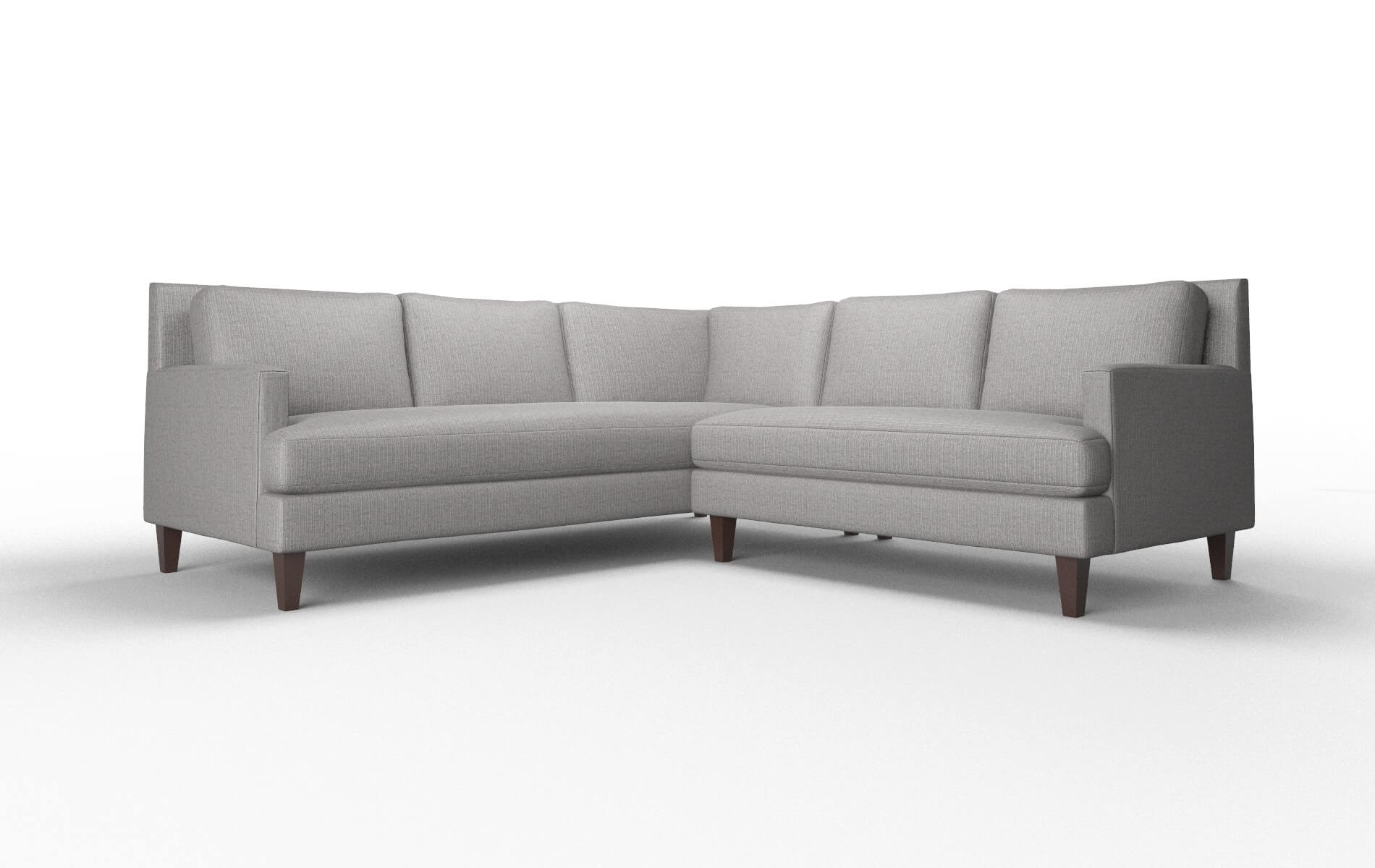 Marseille Avenger Zinc Sectional espresso legs 1